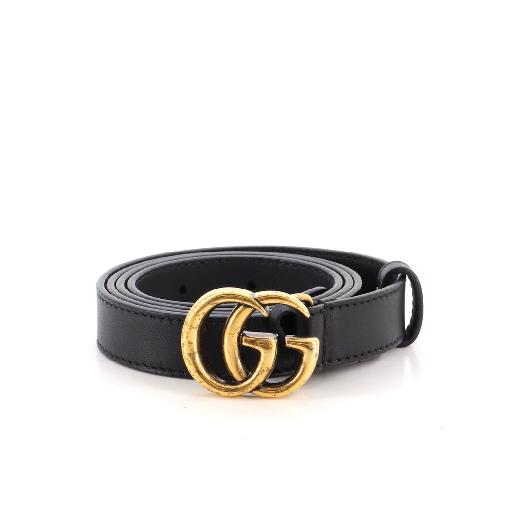 GG Marmont Belt Leather Thin 85
