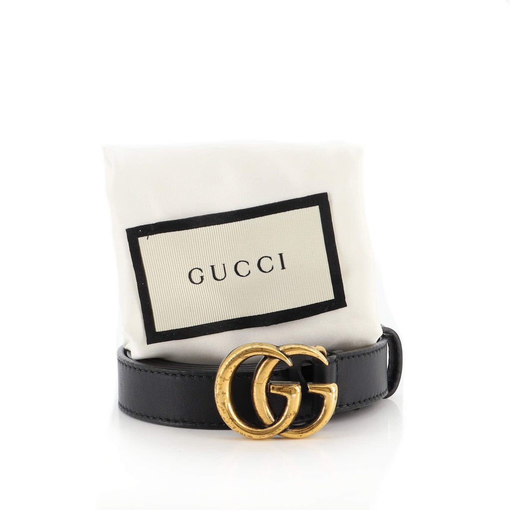 GG Marmont Belt Leather Thin 85