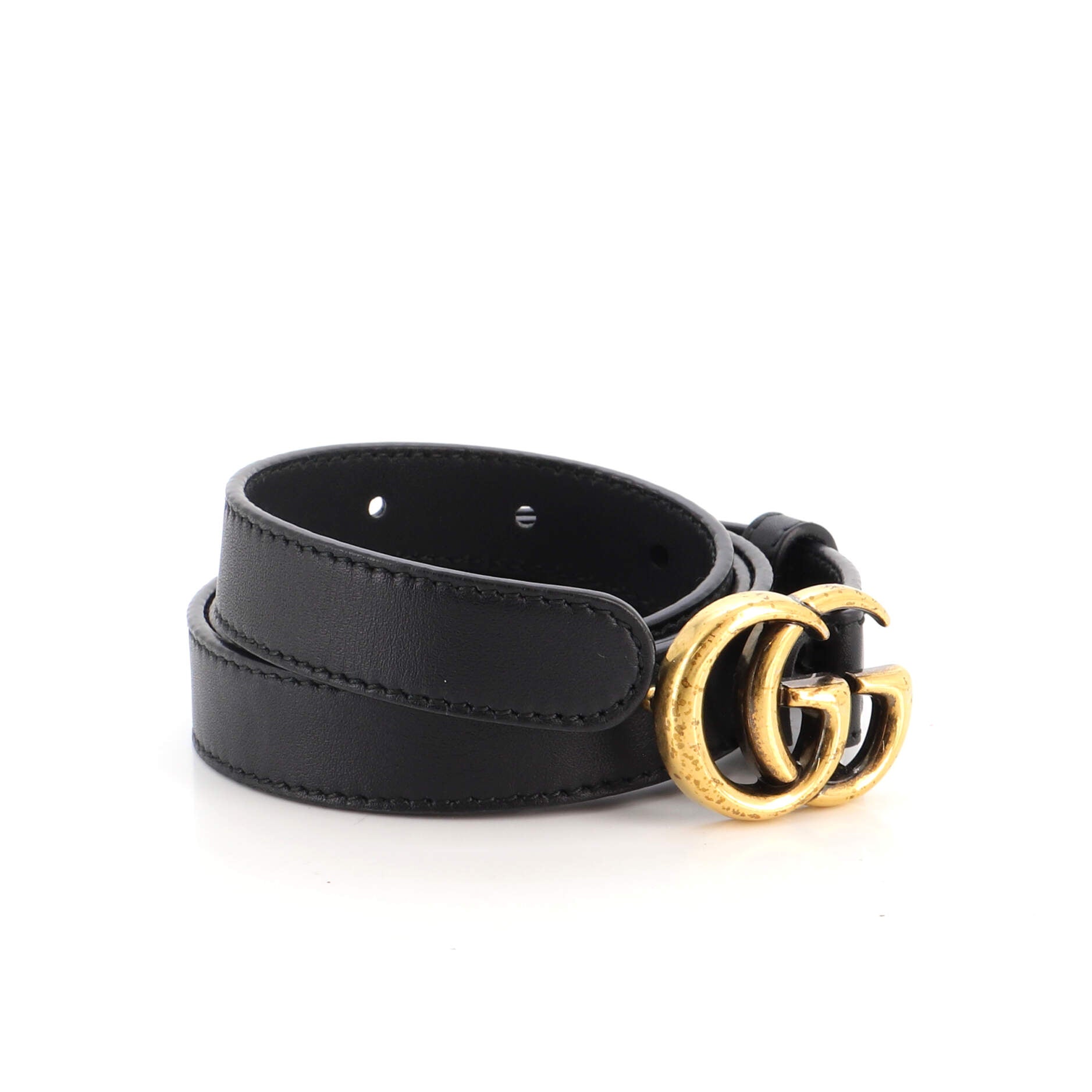 GG Marmont Belt Leather Thin 85