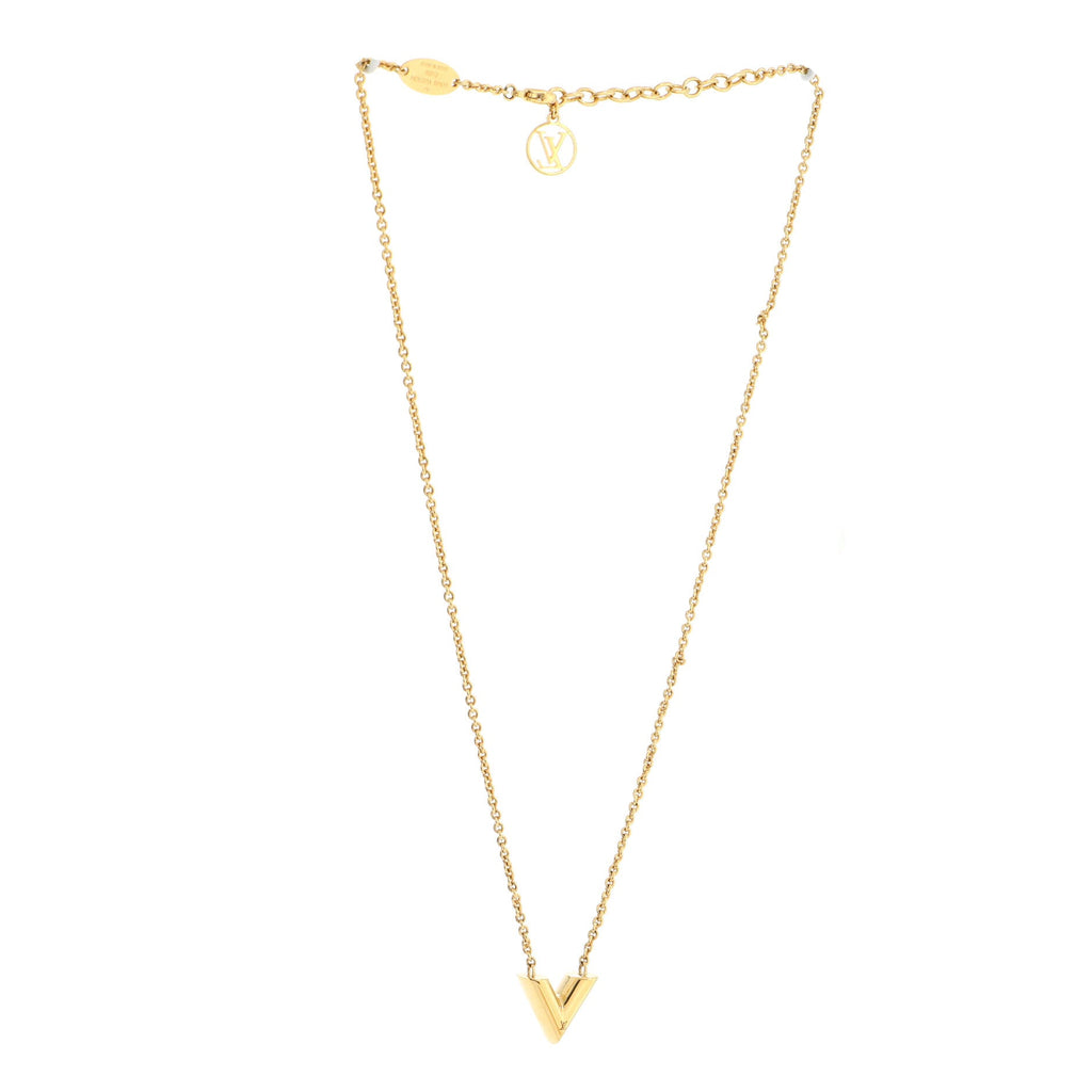 Essential V Necklace Metal