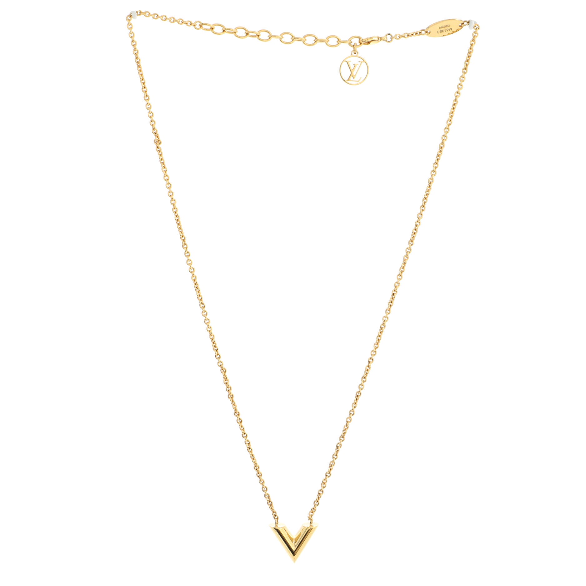Essential V Necklace Metal