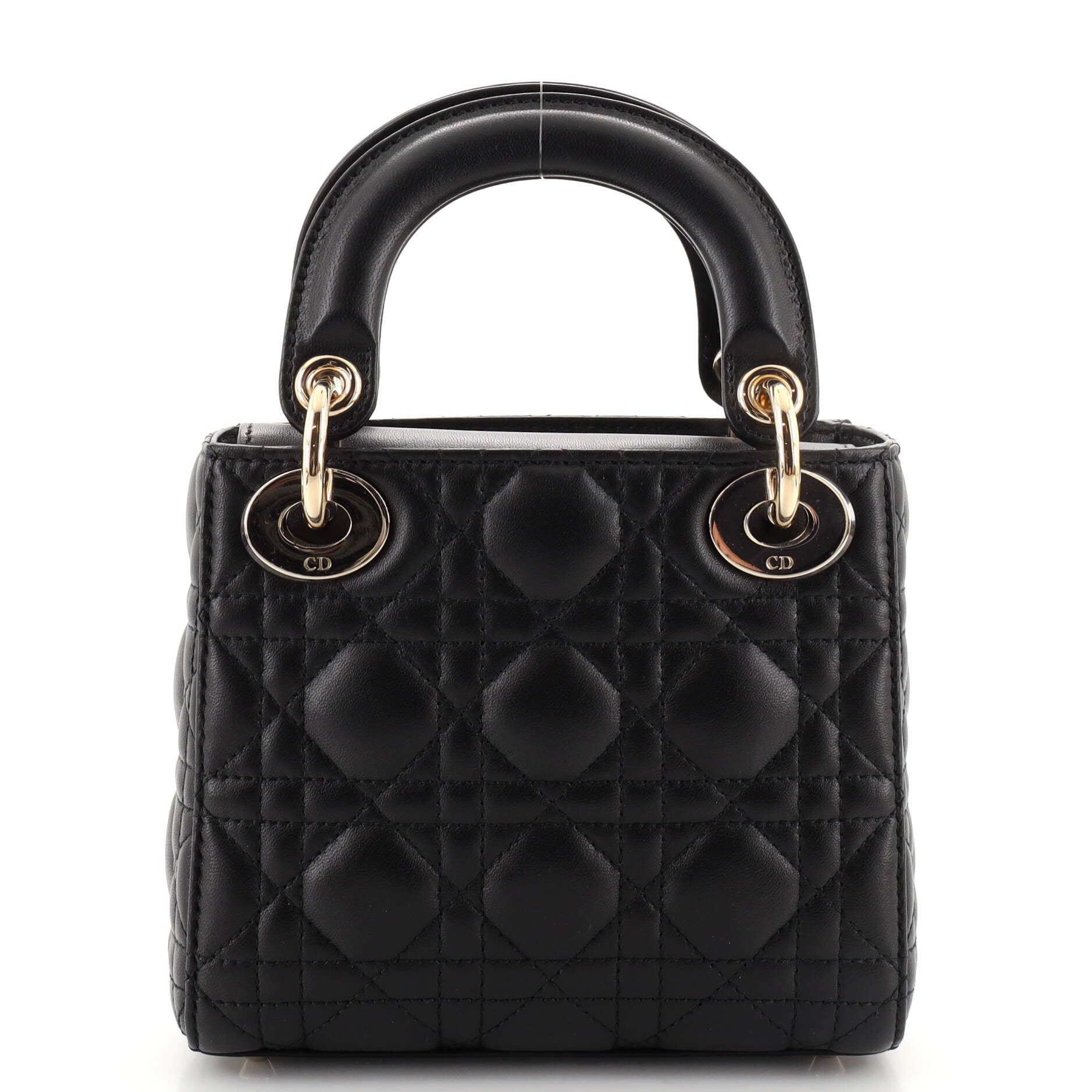 Lady Dior Chain Bag Cannage Quilt Lambskin Mini