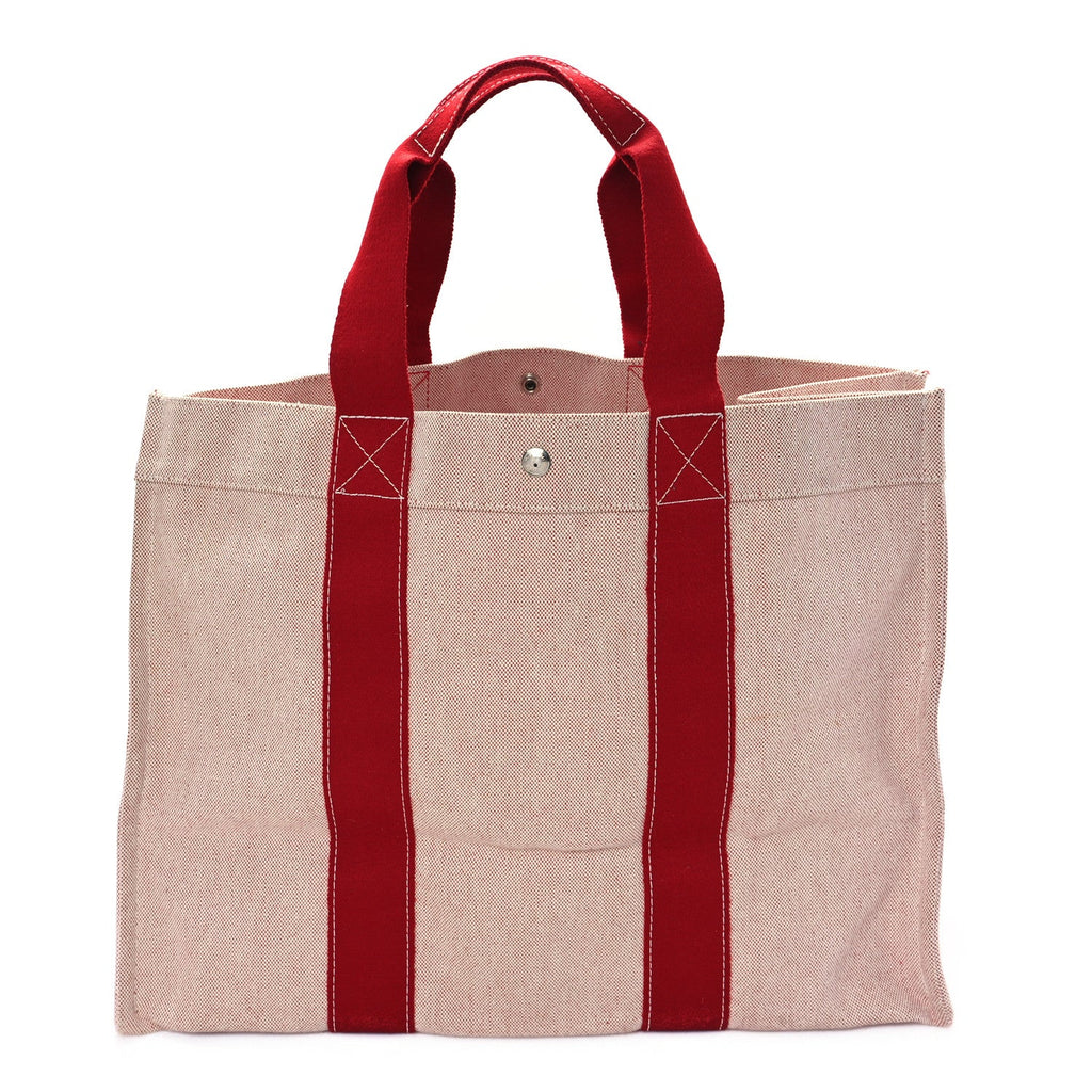 Canvas Herline GM Tote Red