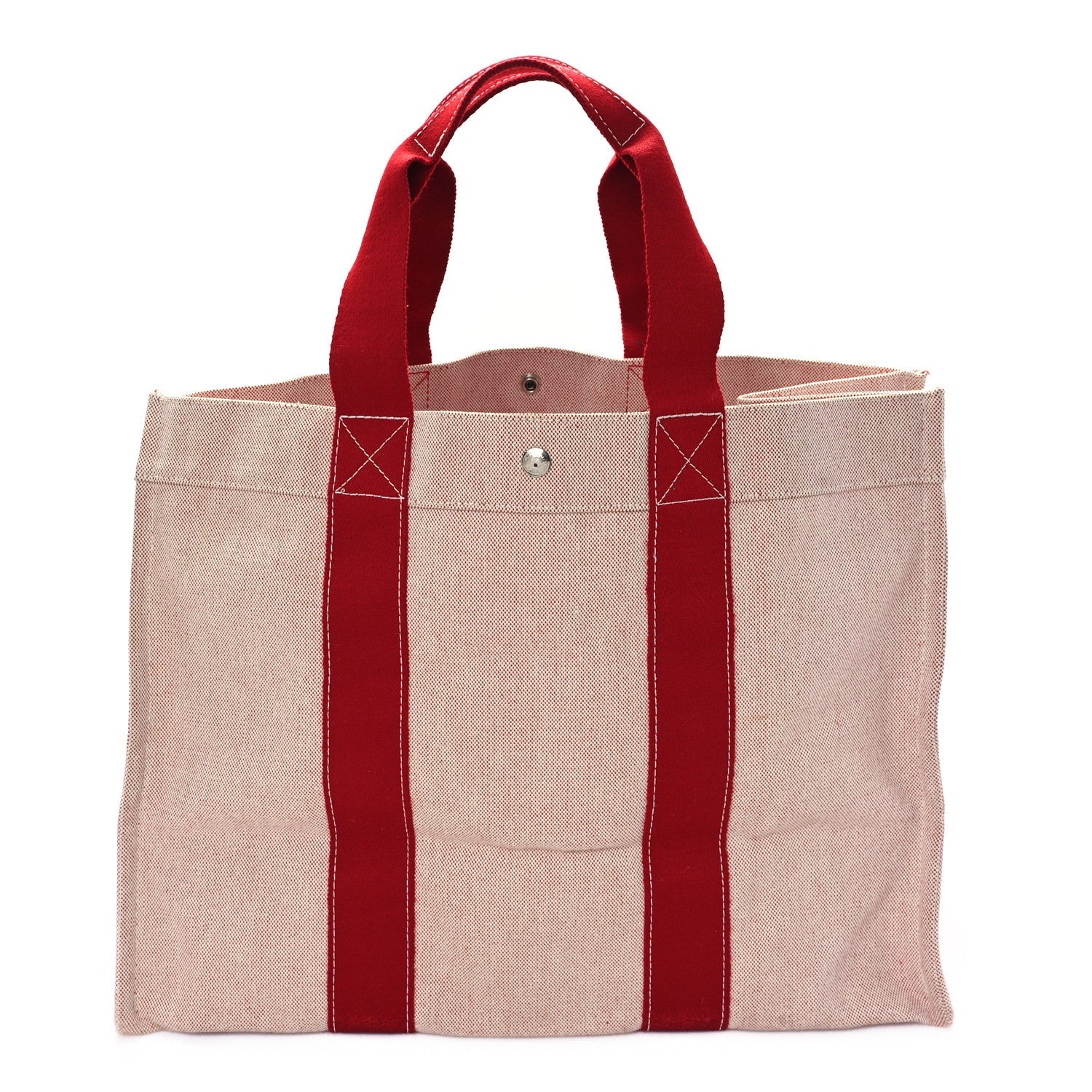 Canvas Herline GM Tote Red