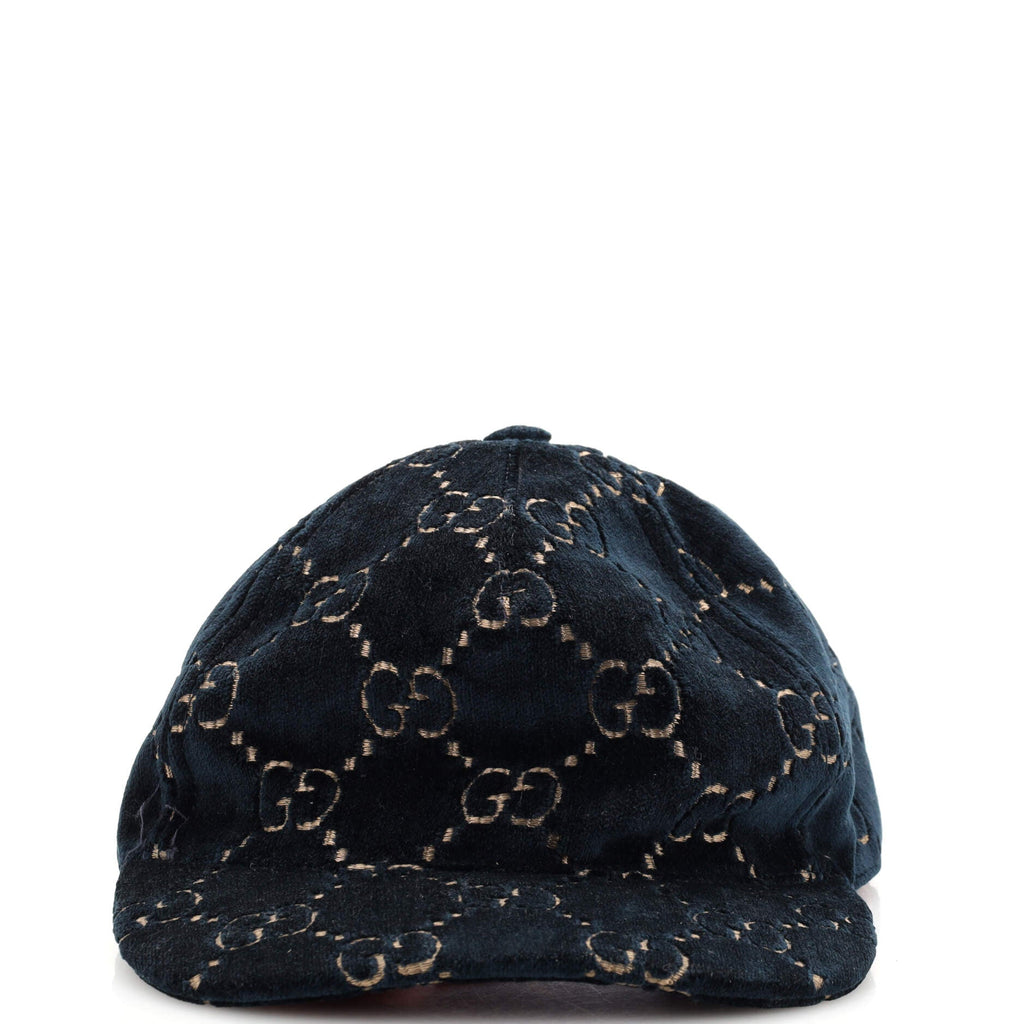 Baseball Cap GG Velvet Small