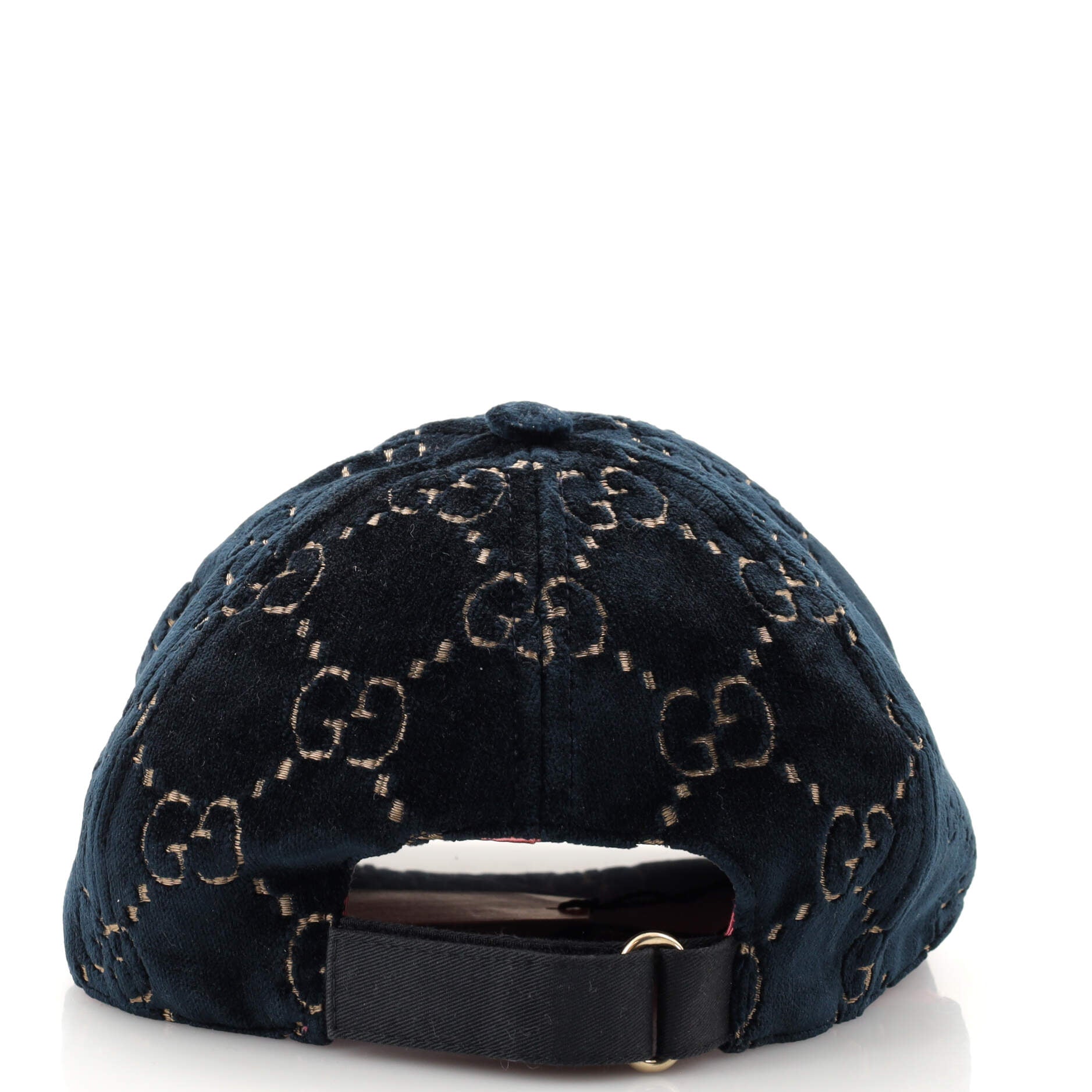 Baseball Cap GG Velvet Small