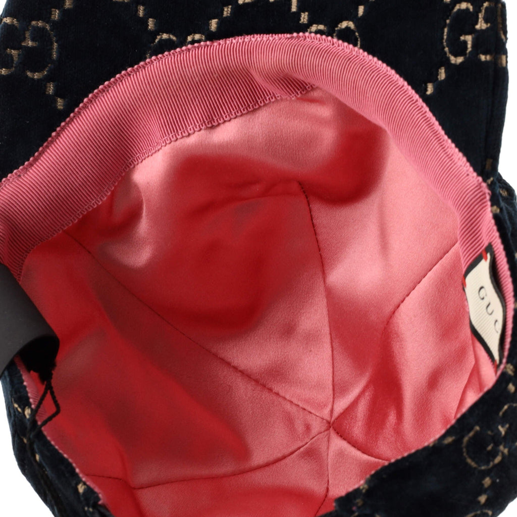 Baseball Cap GG Velvet Small