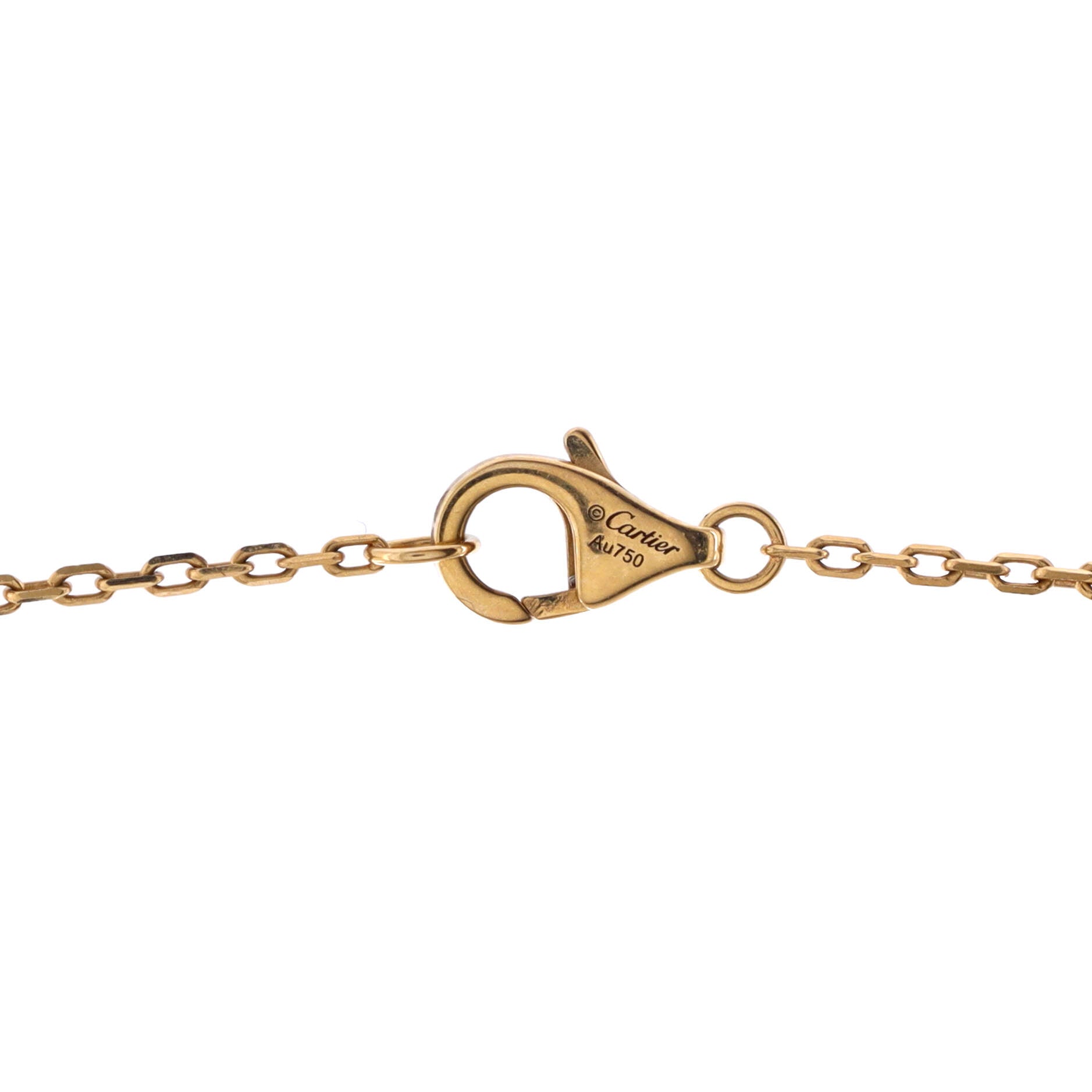 Juste un Clou Pendant Necklace 18K Yellow Gold with Diamonds
