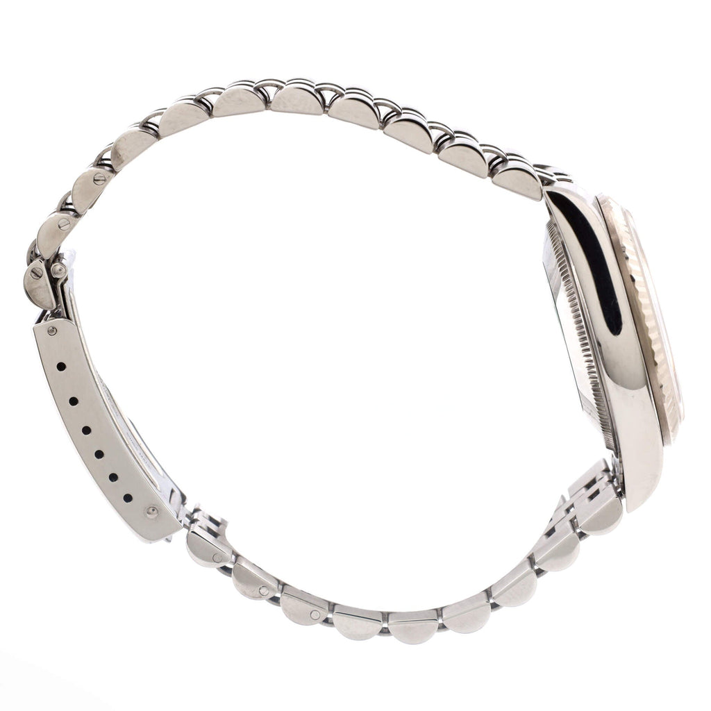Oyster Perpetual Datejust Automatic Watch Stainless Steel and White Gold with Diamond Markers 31