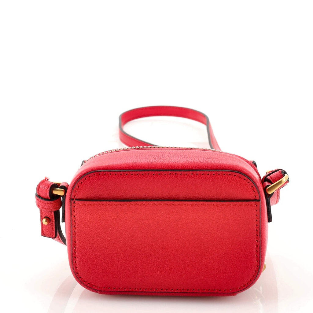 Saddle Shoulder Strap Pouch Goatskin Mini
