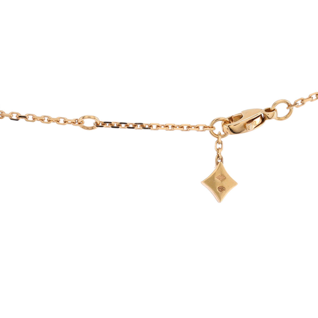 Star Blossom Pendant Necklace 18K Rose Gold and Diamonds