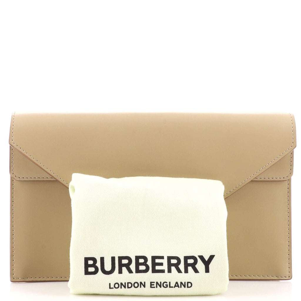 TB Envelope Clutch Leather Small