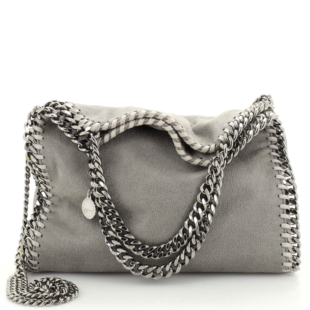 Falabella Fold Over Crossbody Bag Shaggy Deer Mini