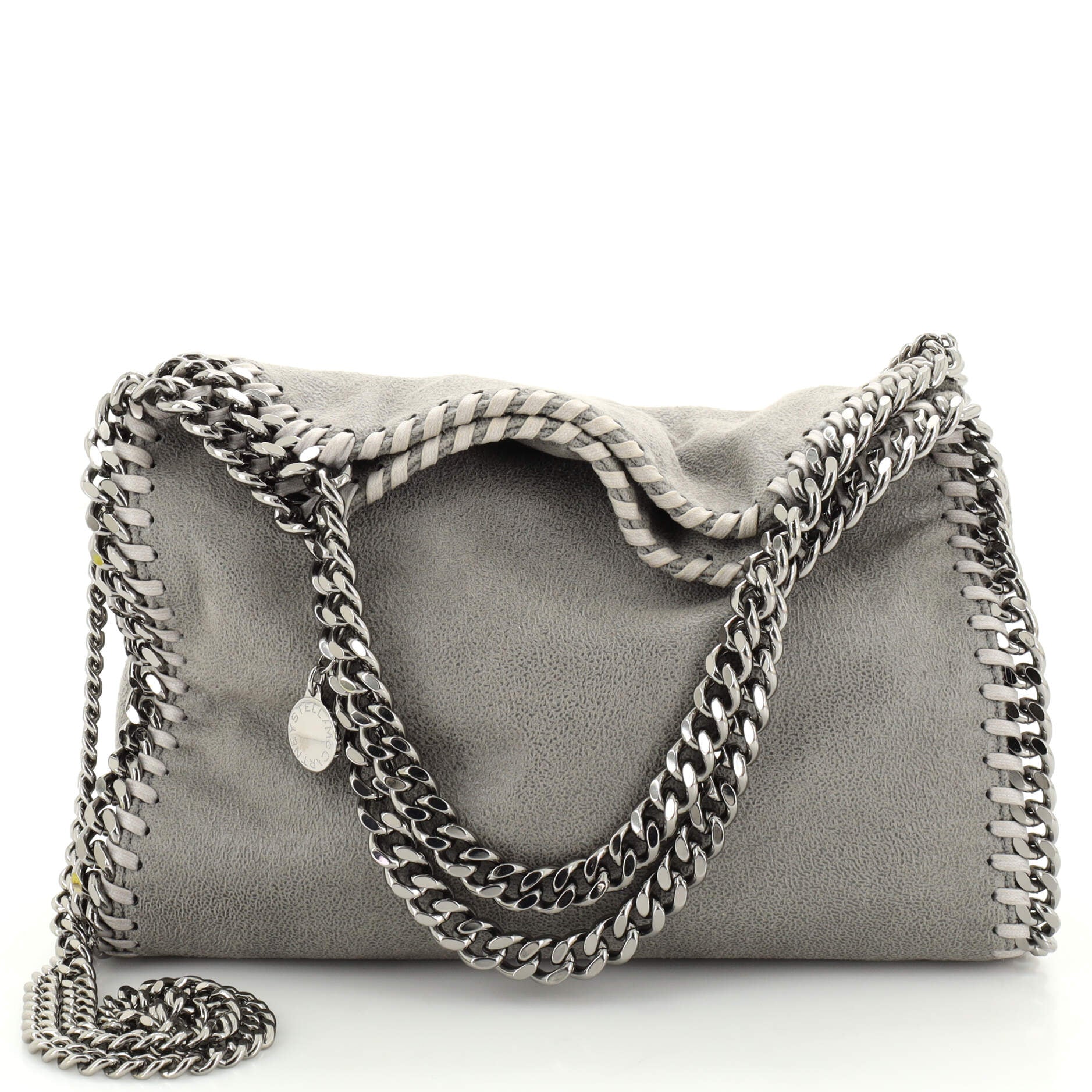 Falabella Fold Over Crossbody Bag Shaggy Deer Mini