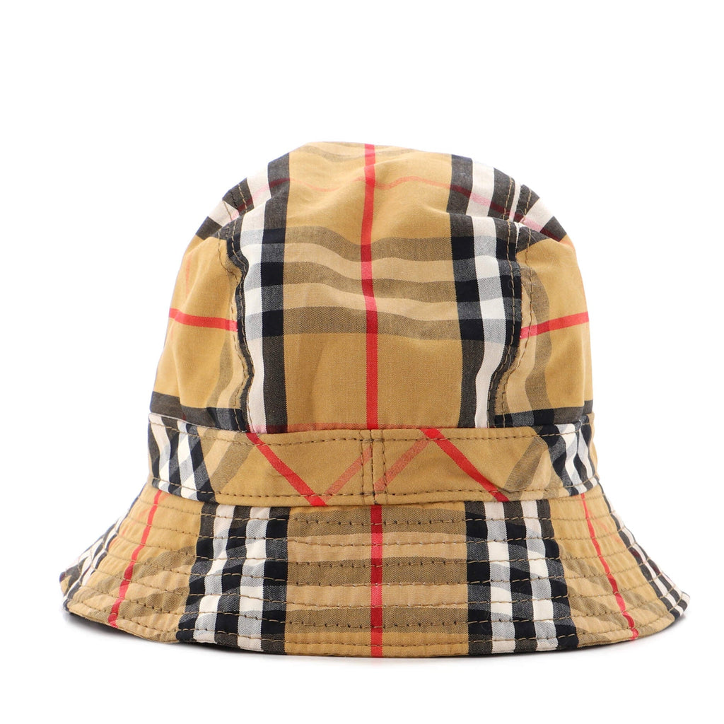 Bucket Hat Vintage Check Canvas