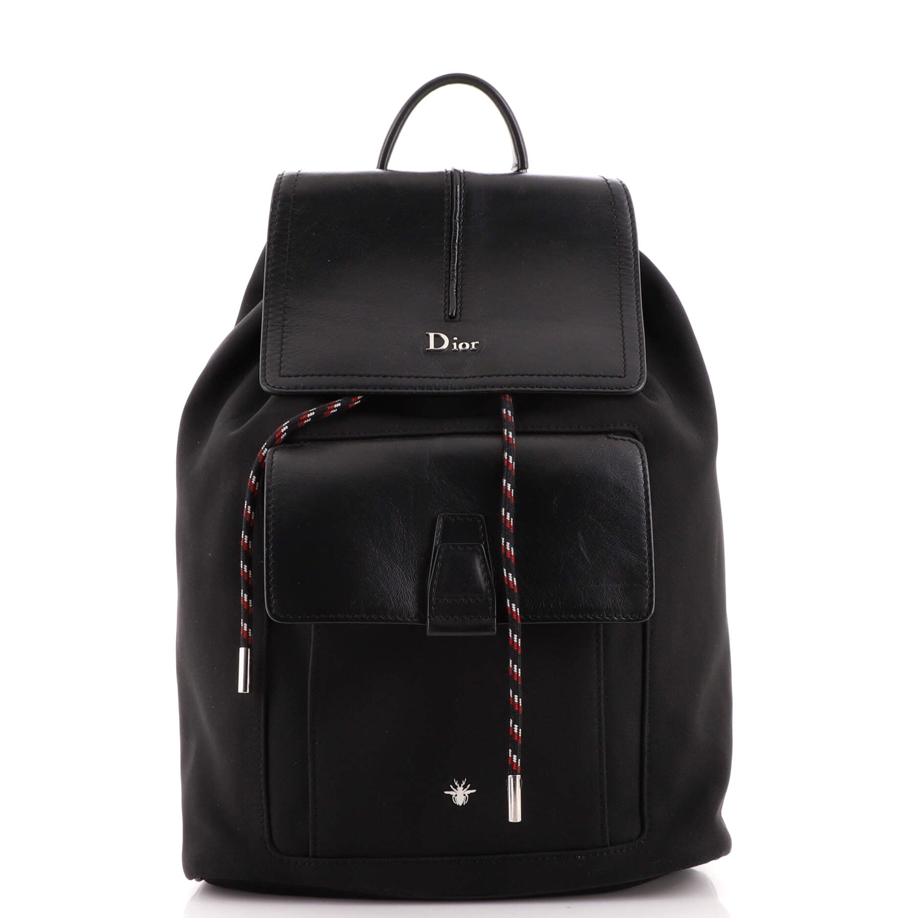 Motion Backpack Nylon and Leather Mini