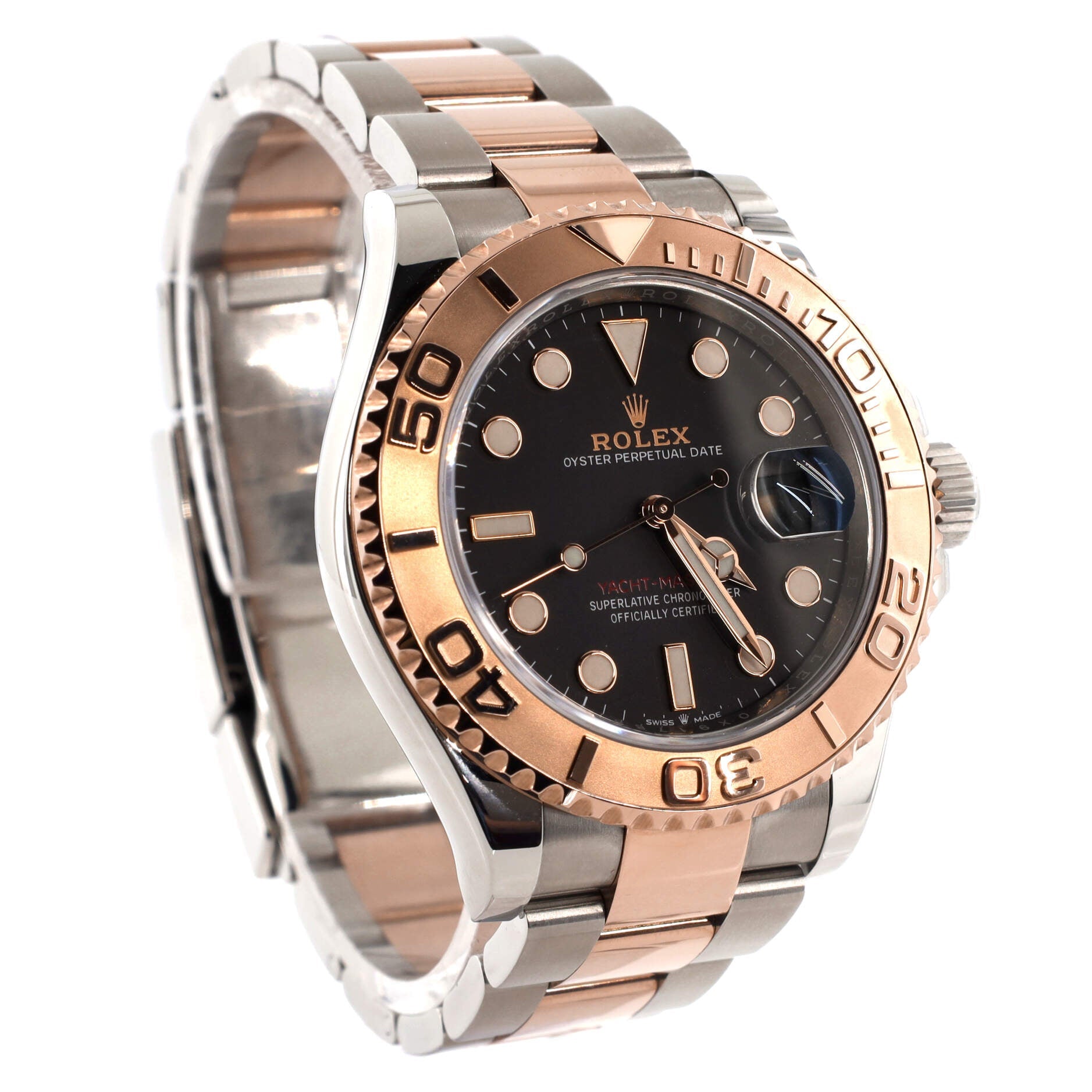 Oyster Perpetual Yacht-Master Automatic Watch Stainless Steel and Rose Gold 40