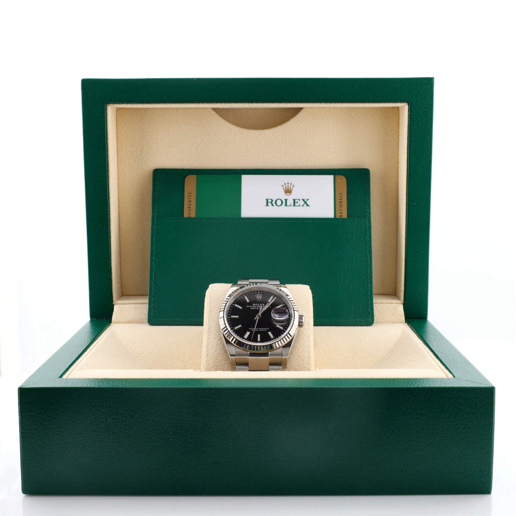 Oyster Perpetual Datejust Automatic Watch Stainless Steel and White Gold 36