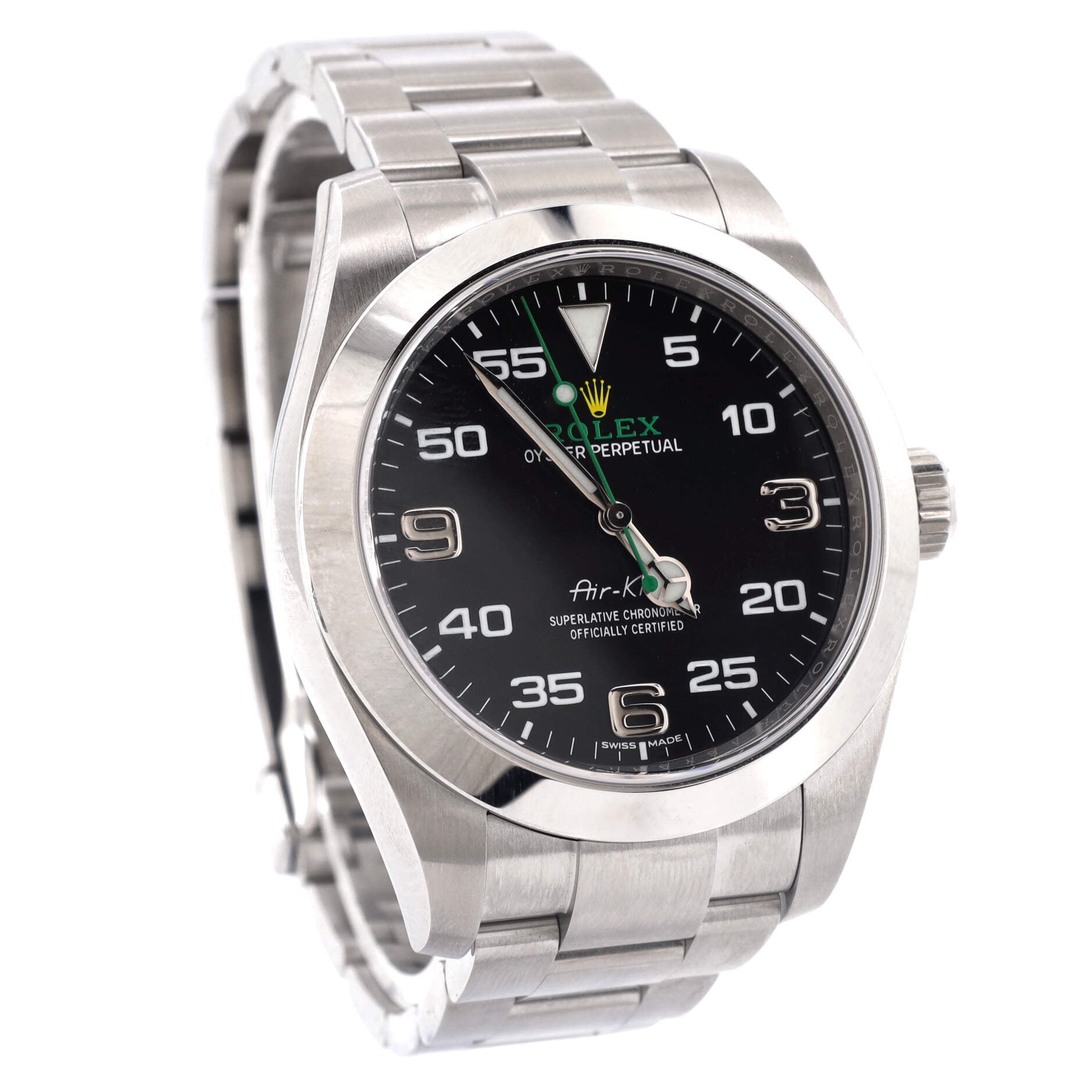 Air King Oyster Perpetual Chronometer Automatic Watch Stainless Steel 40