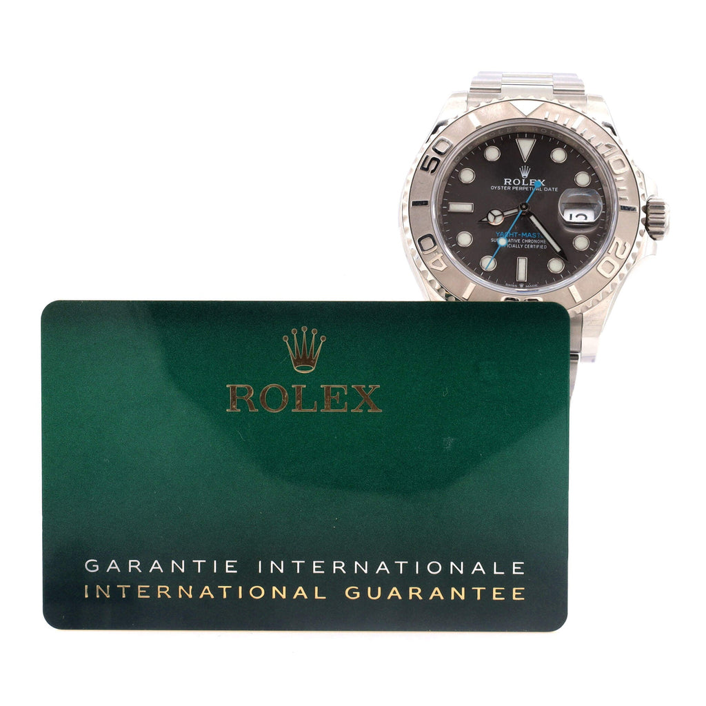 Oyster Perpetual Yacht-Master Slate Automatic Watch Stainless Steel and Platinum 40