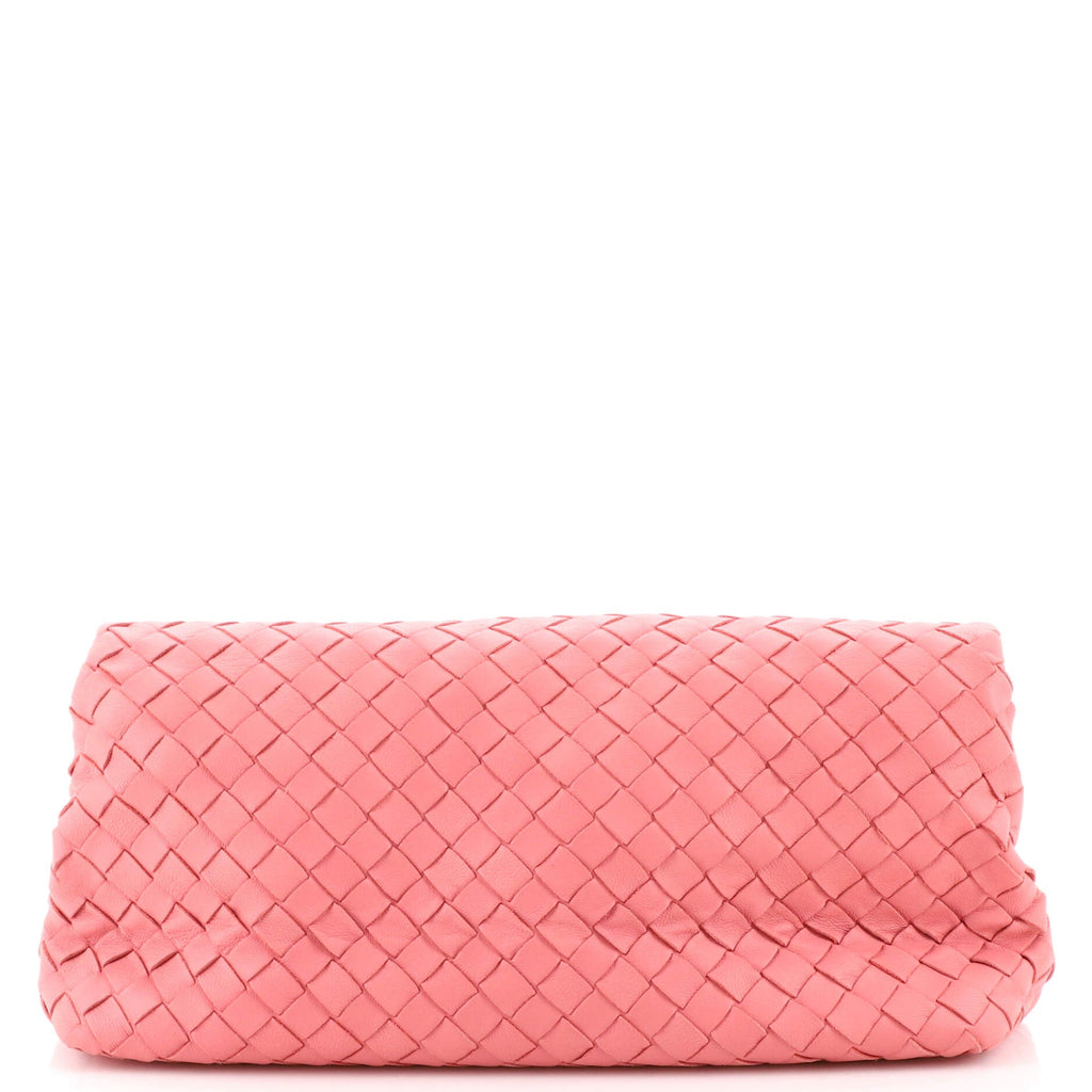 Compartment Flap Clutch Intrecciato Nappa Medium