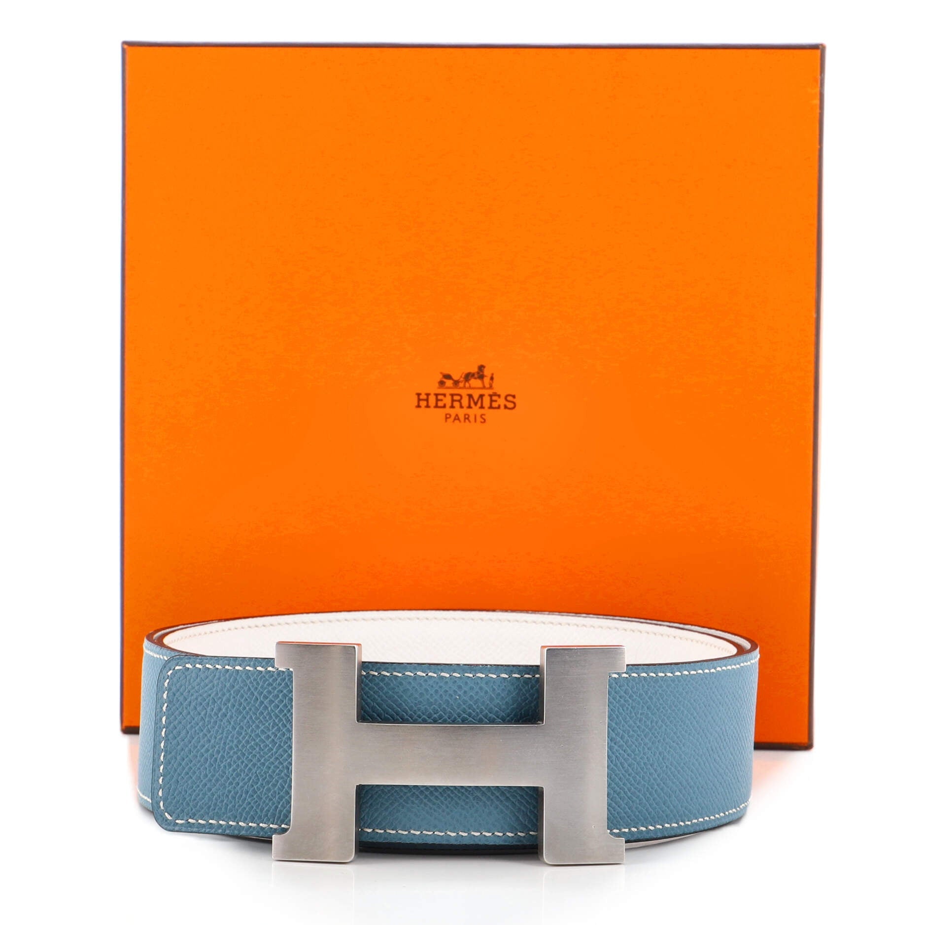 Constance Reversible Belt Leather Wide 90