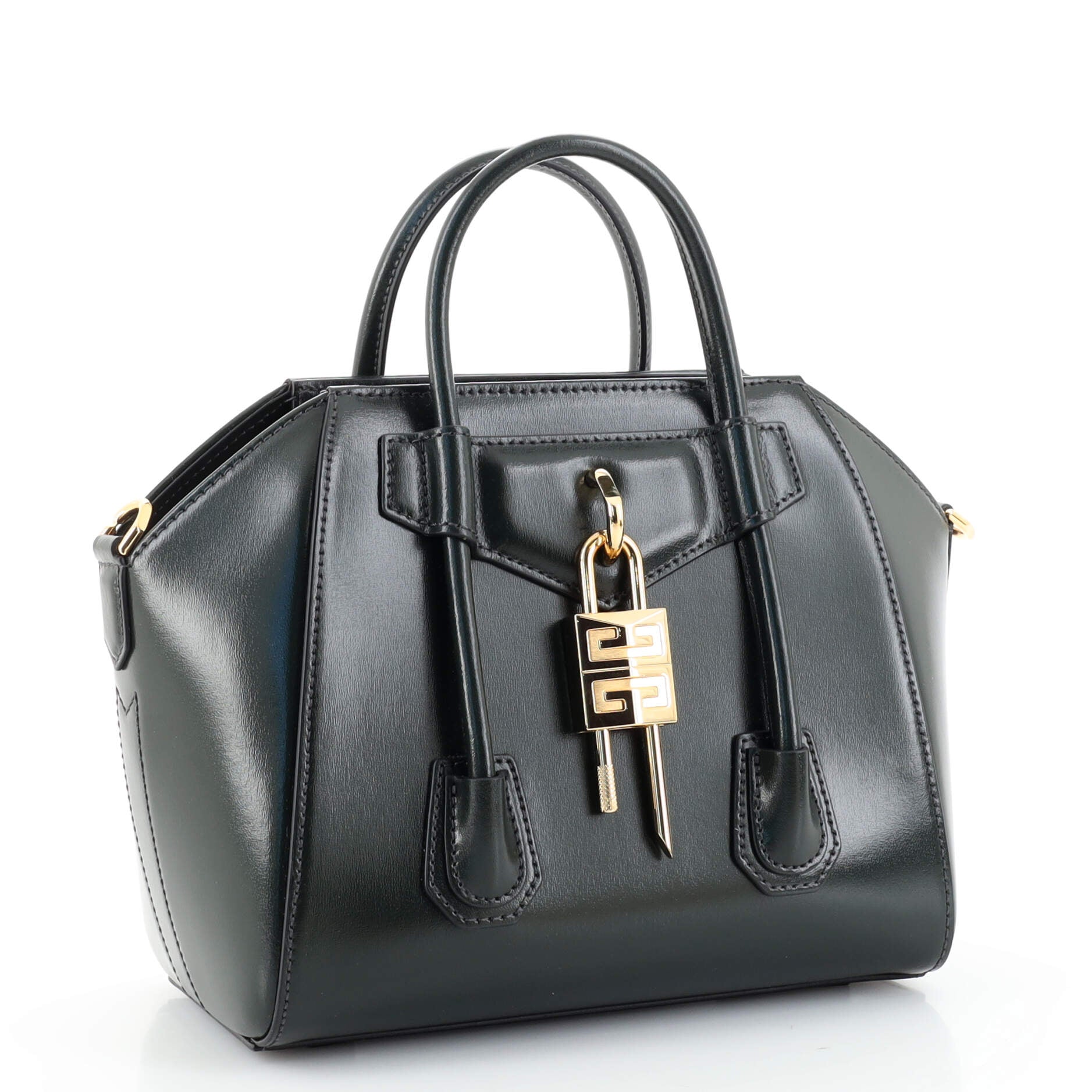 Antigona Lock Bag Leather Mini