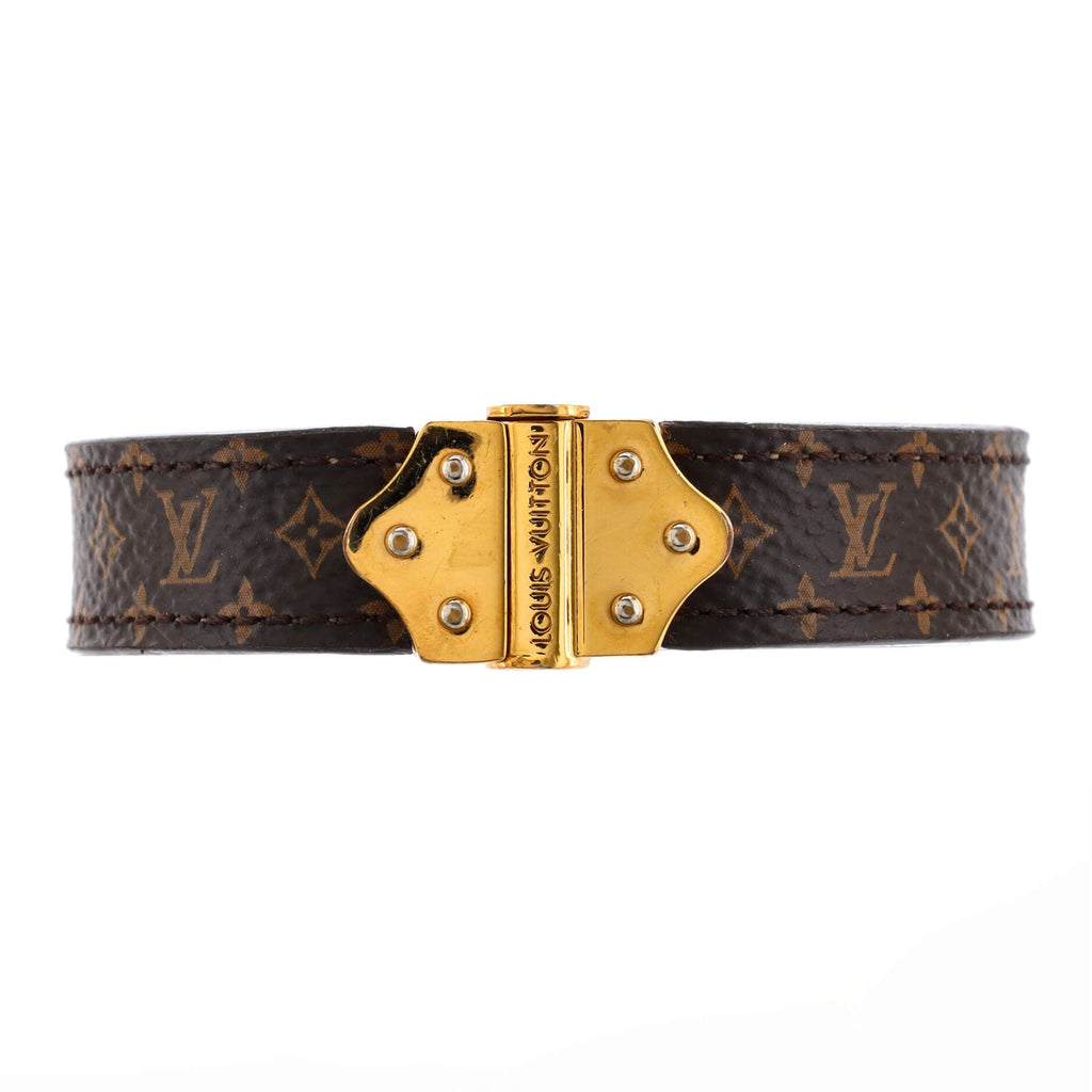 Nano Monogram Bracelet Monogram Canvas and Metal