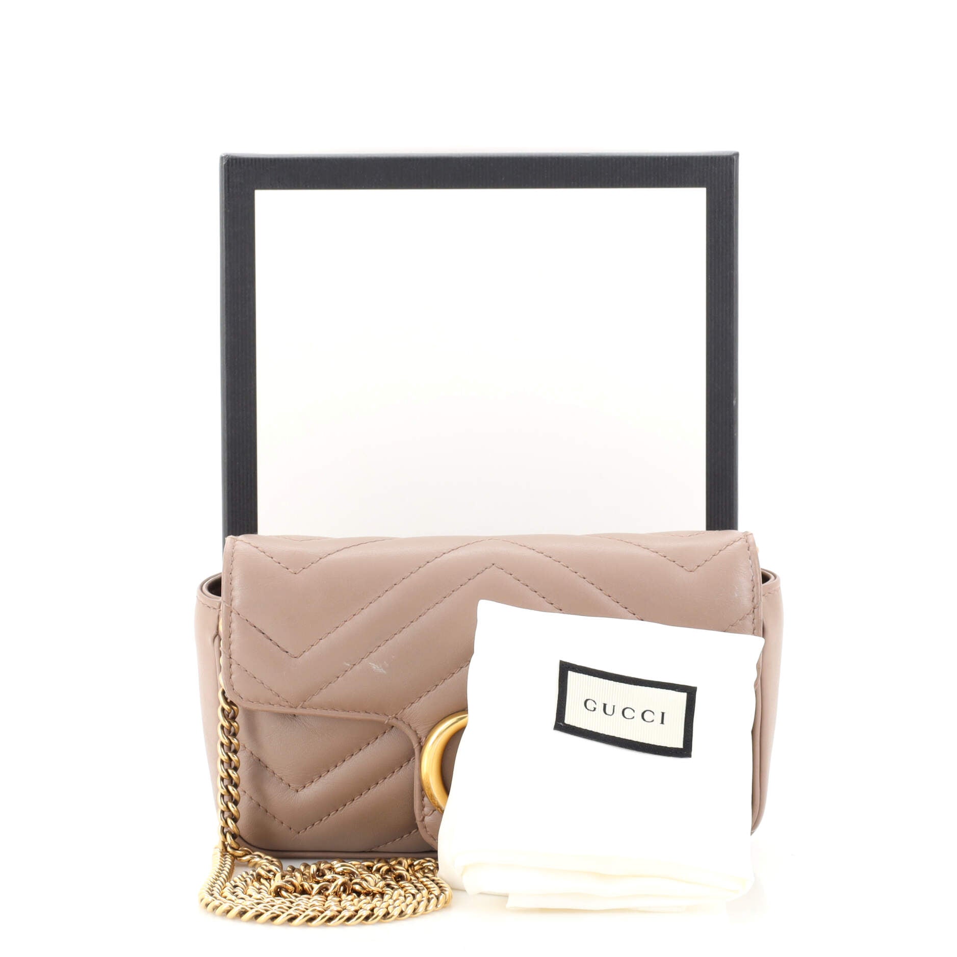 GG Marmont Flap Bag Matelasse Leather Super Mini