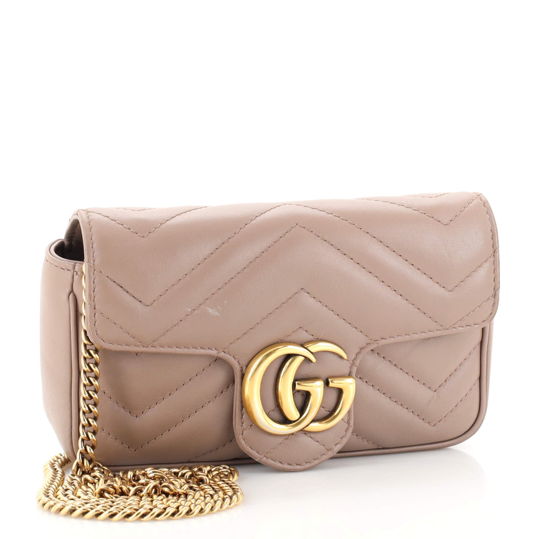 GG Marmont Flap Bag Matelasse Leather Super Mini