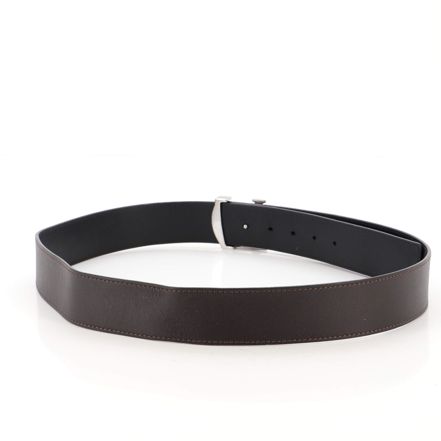 LV Initiales Reversible Belt Leather Wide 85