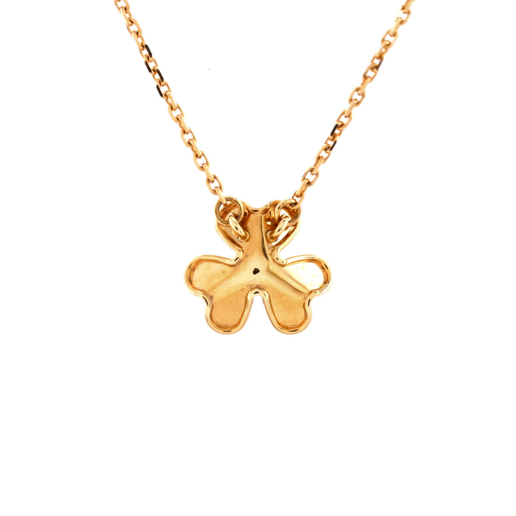 Frivole Pendant Necklace 18K Yellow Gold and Diamond Mini