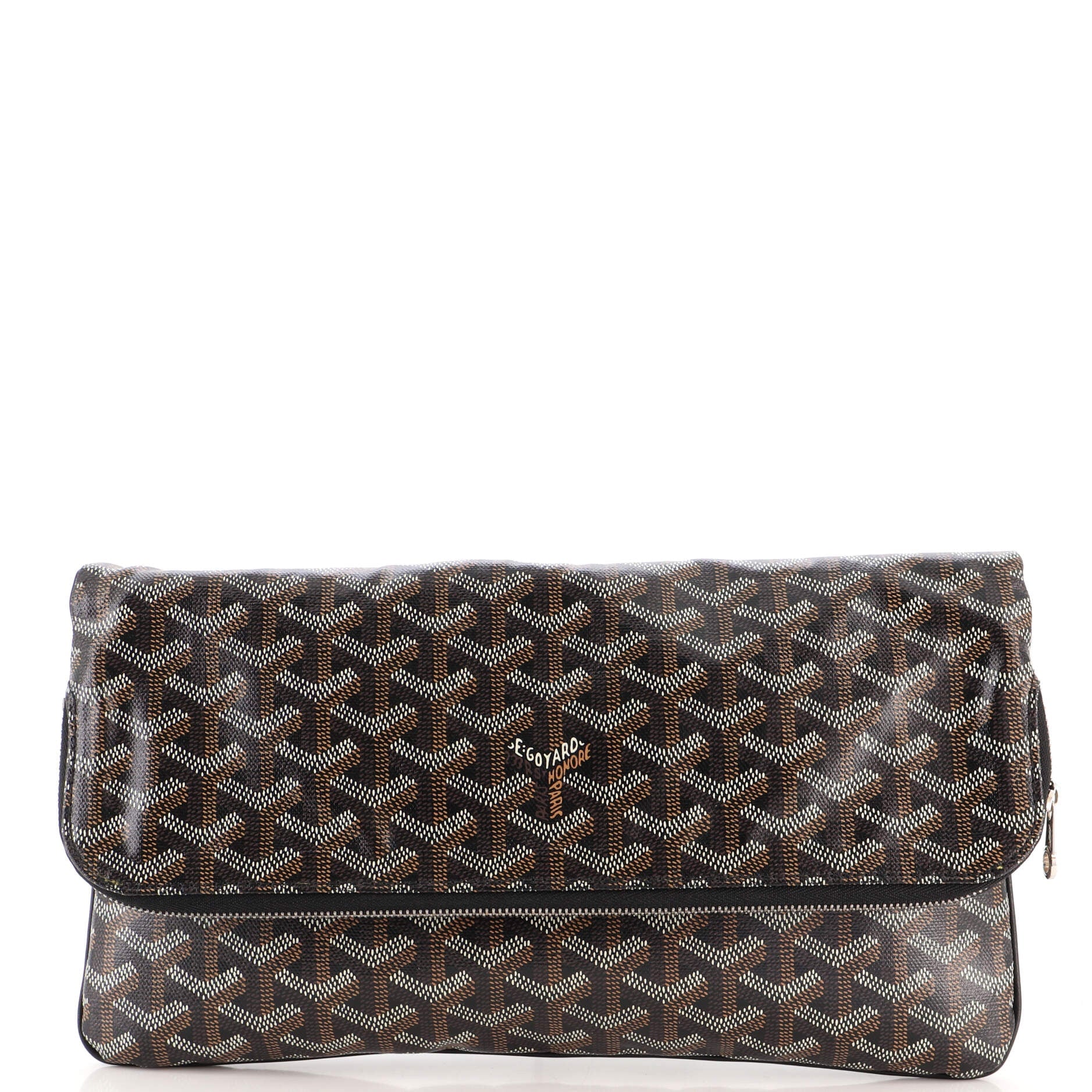 Saint Marie Clutch Coated Canvas