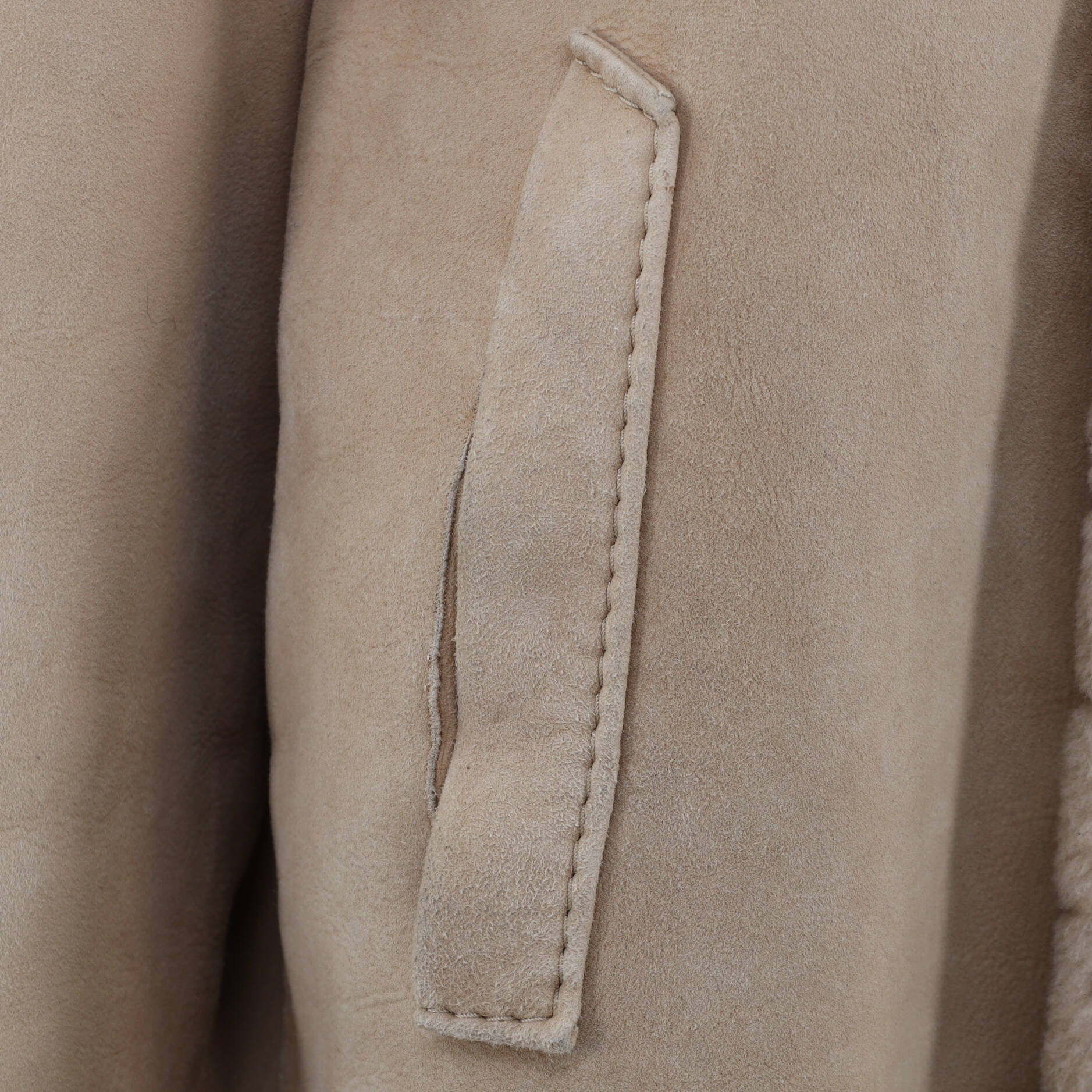 Women's Zucca Collar Button Jacket Shearling and Lambskin