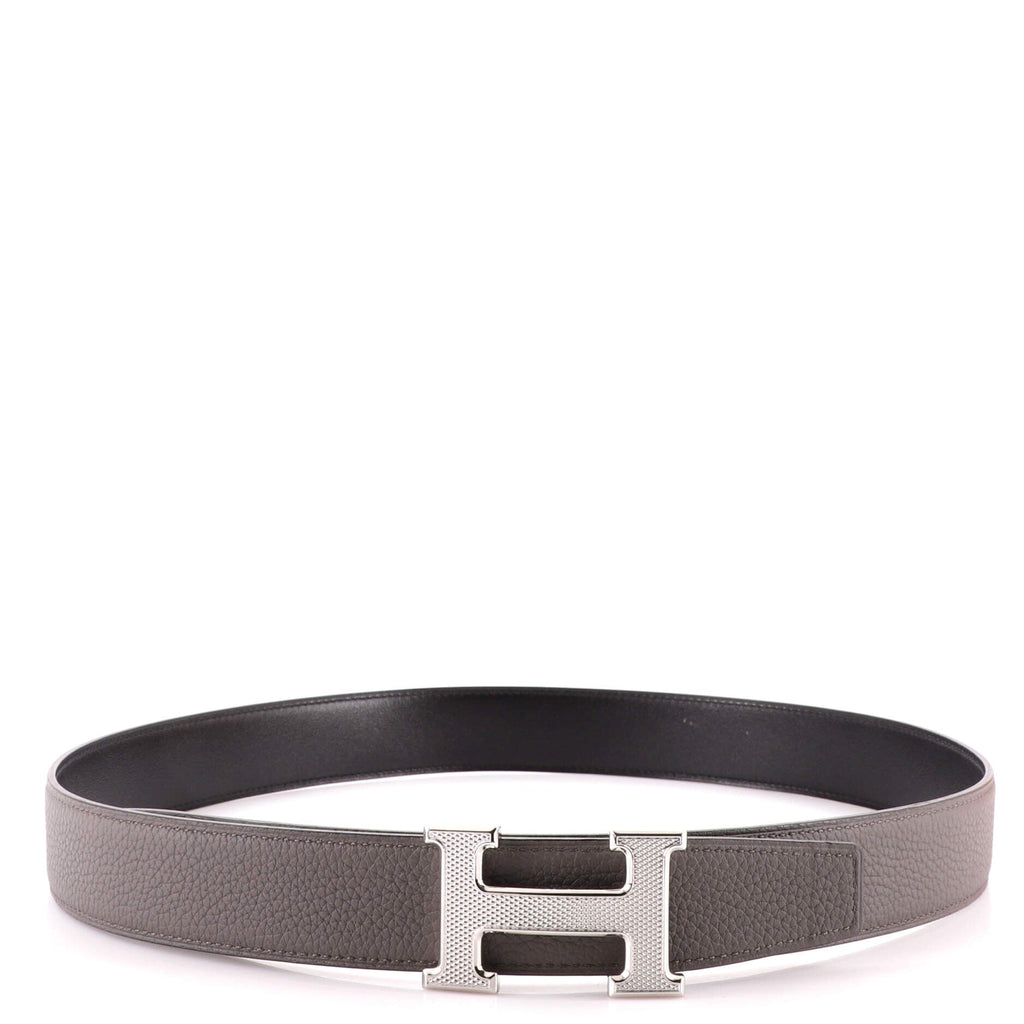 Constance Reversible Belt Leather with Guilloche Hardware Medium 90