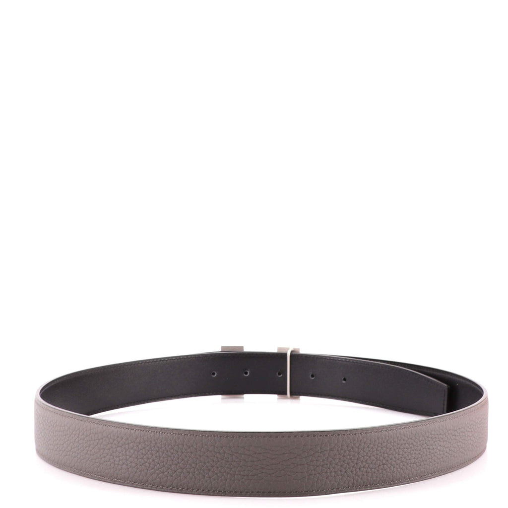 Constance Reversible Belt Leather with Guilloche Hardware Medium 90