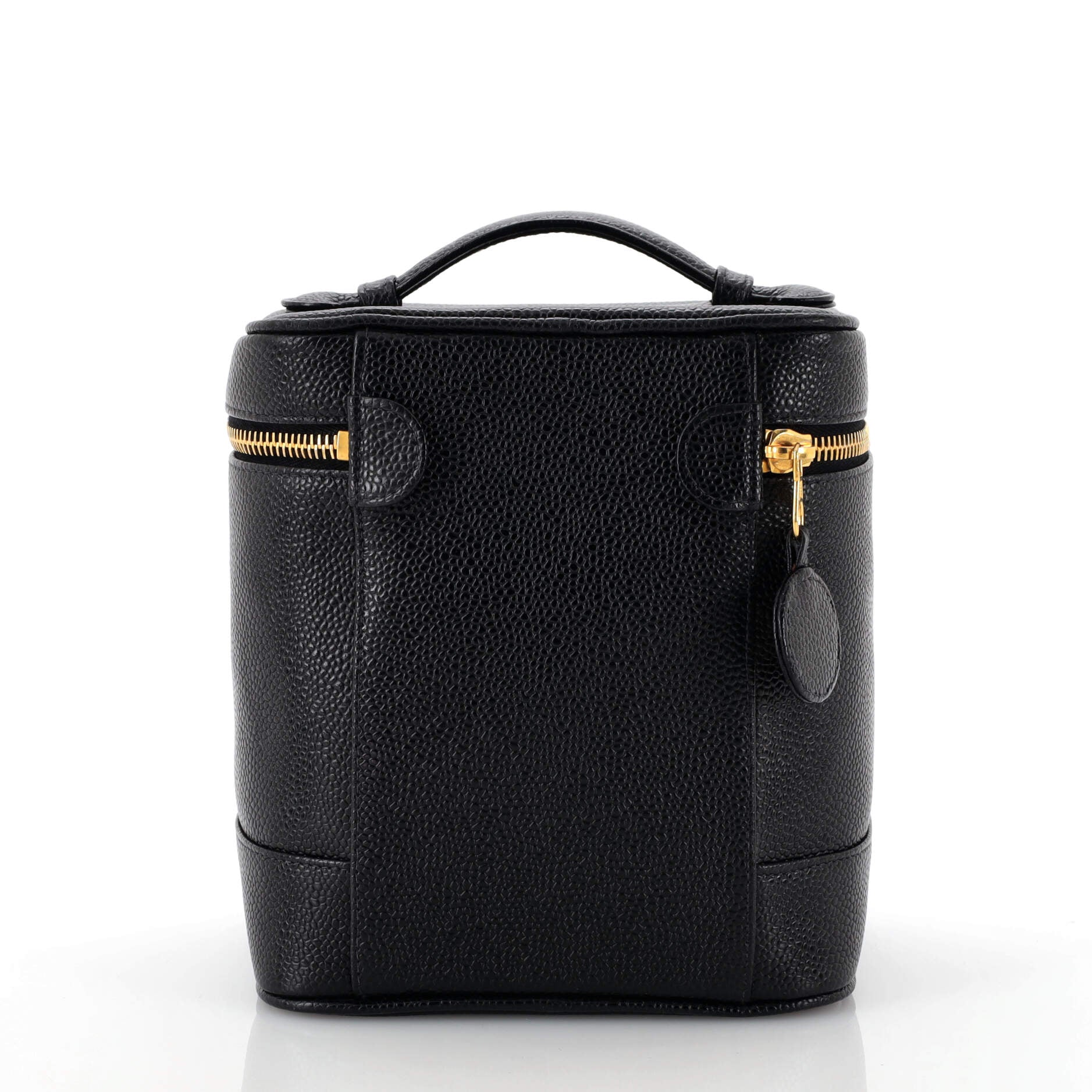 Vintage Timeless Cosmetic Case Caviar Tall