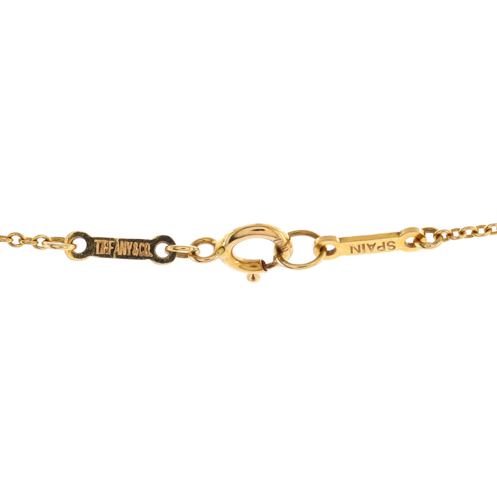 Elsa Peretti Starfish Pendant Necklace 18K Yellow Gold with Diamonds