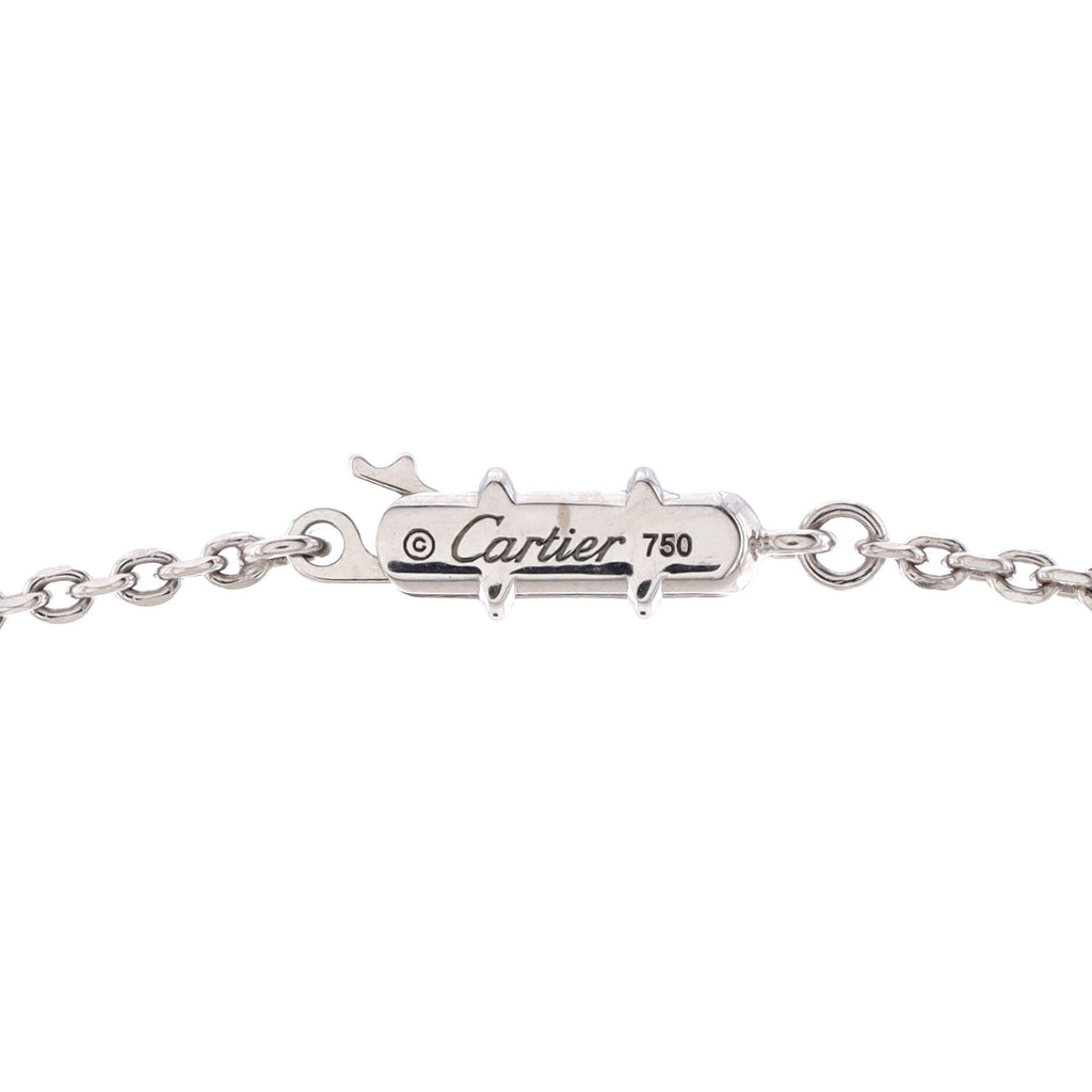 C Heart de Cartier Pendant Necklace 18K White Gold