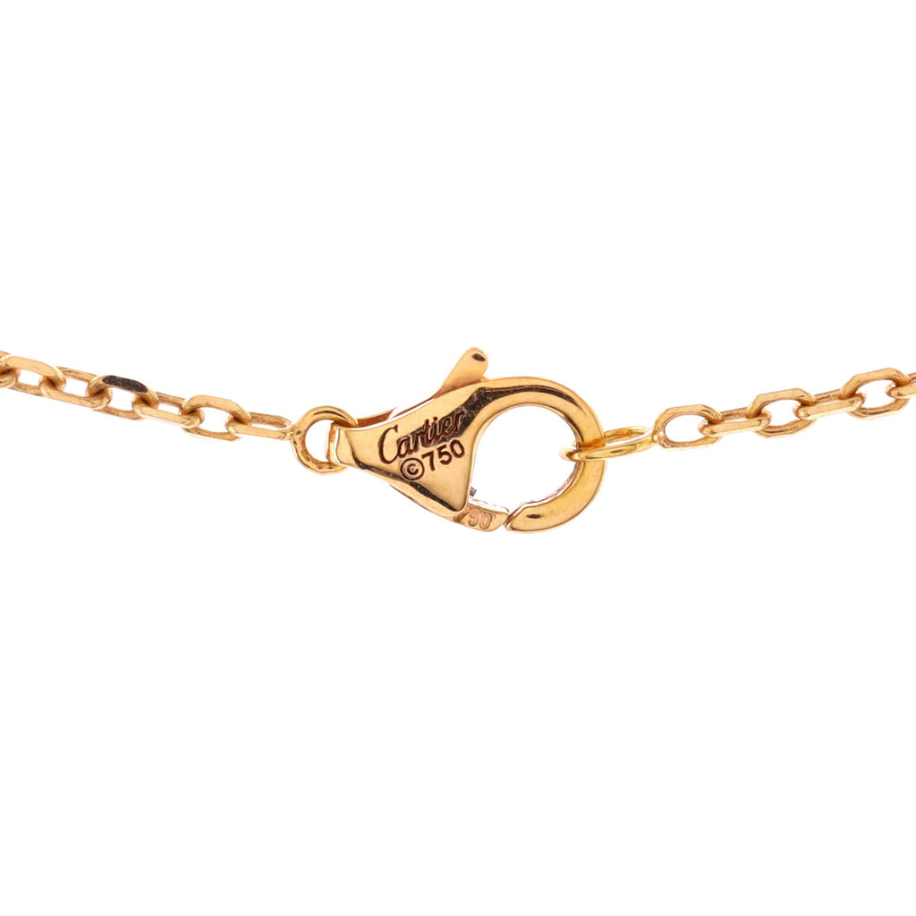 Hindu Pendant Necklace 18K Rose Gold and Diamonds