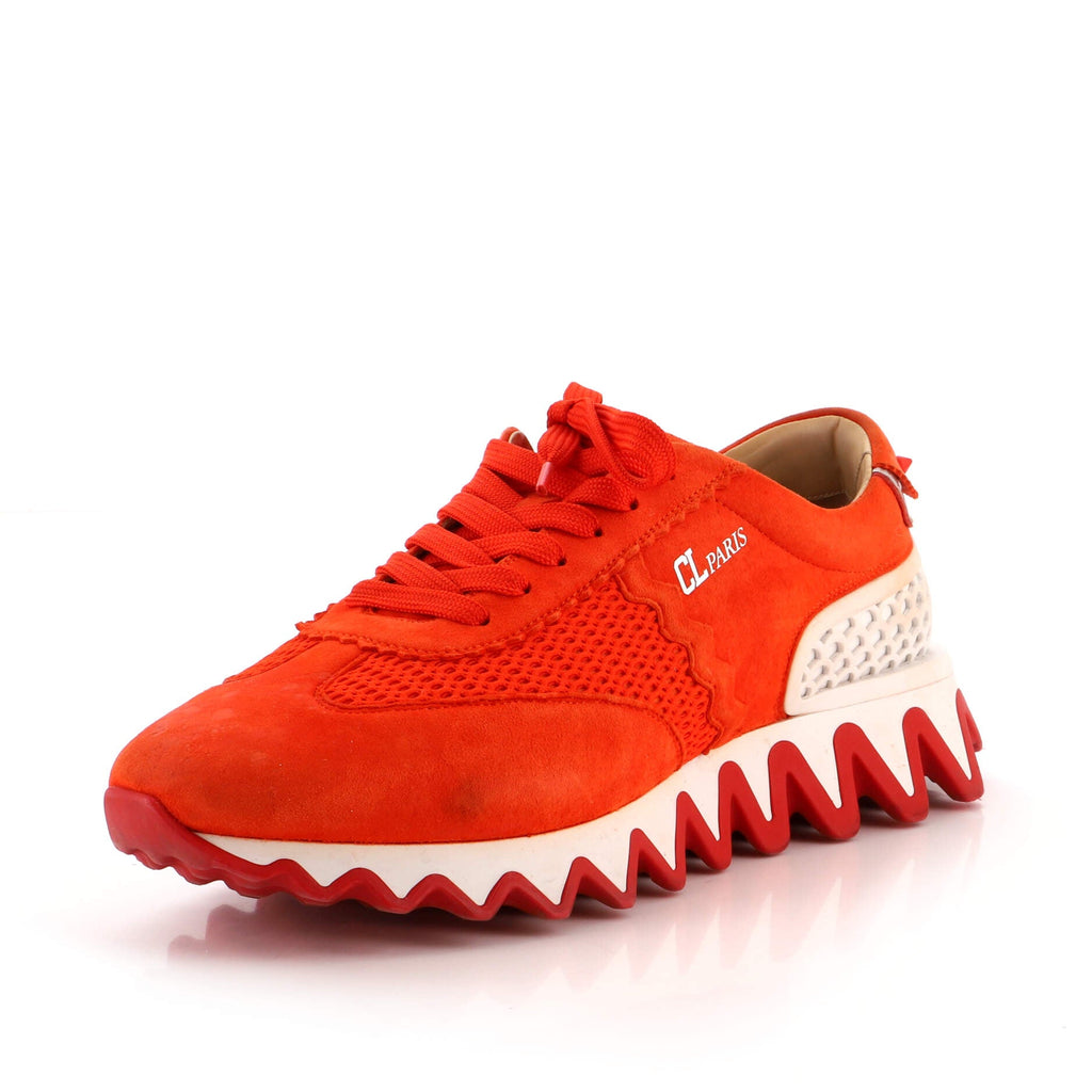 Loubishark Sneakers Suede and Mesh