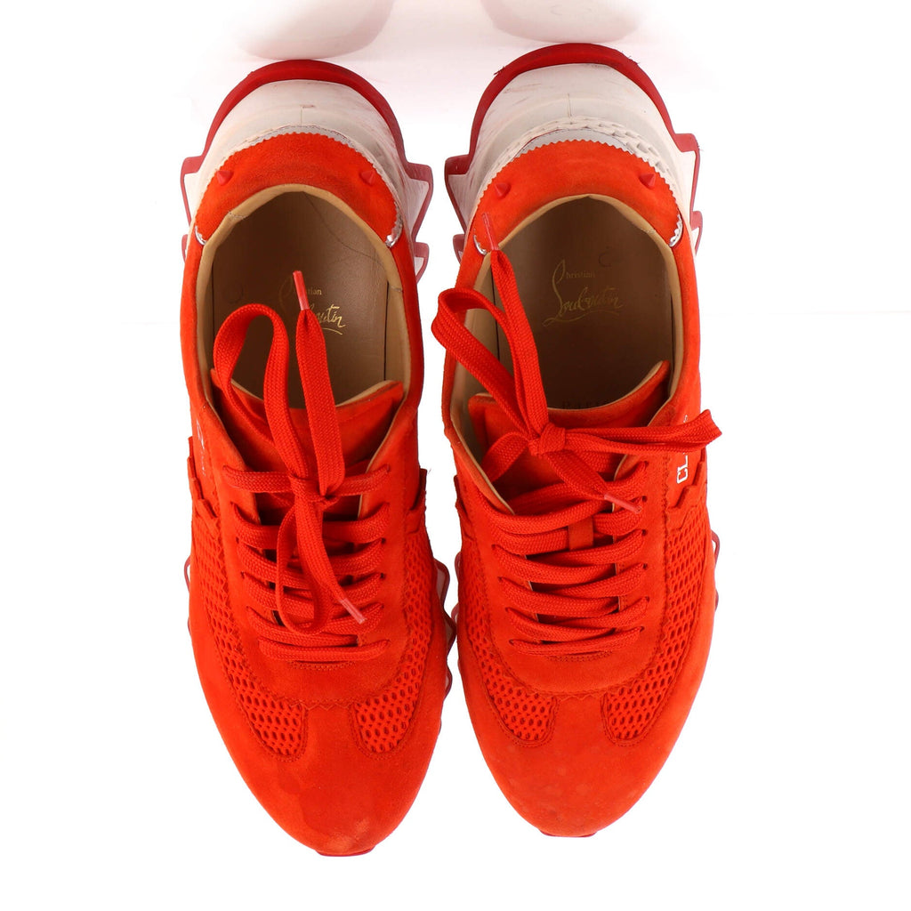 Loubishark Sneakers Suede and Mesh