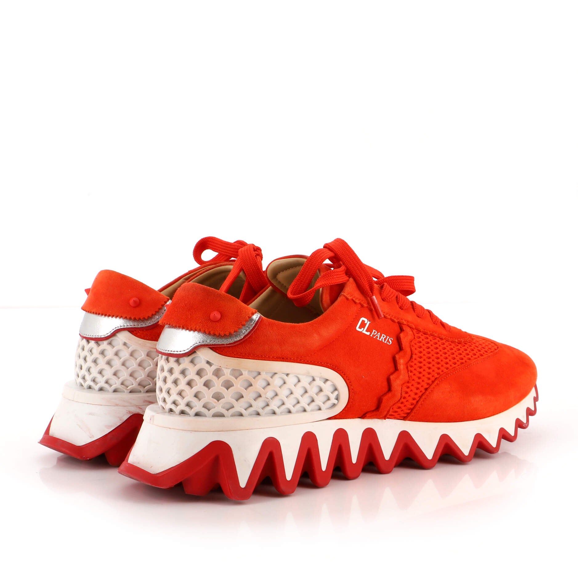 Loubishark Sneakers Suede and Mesh