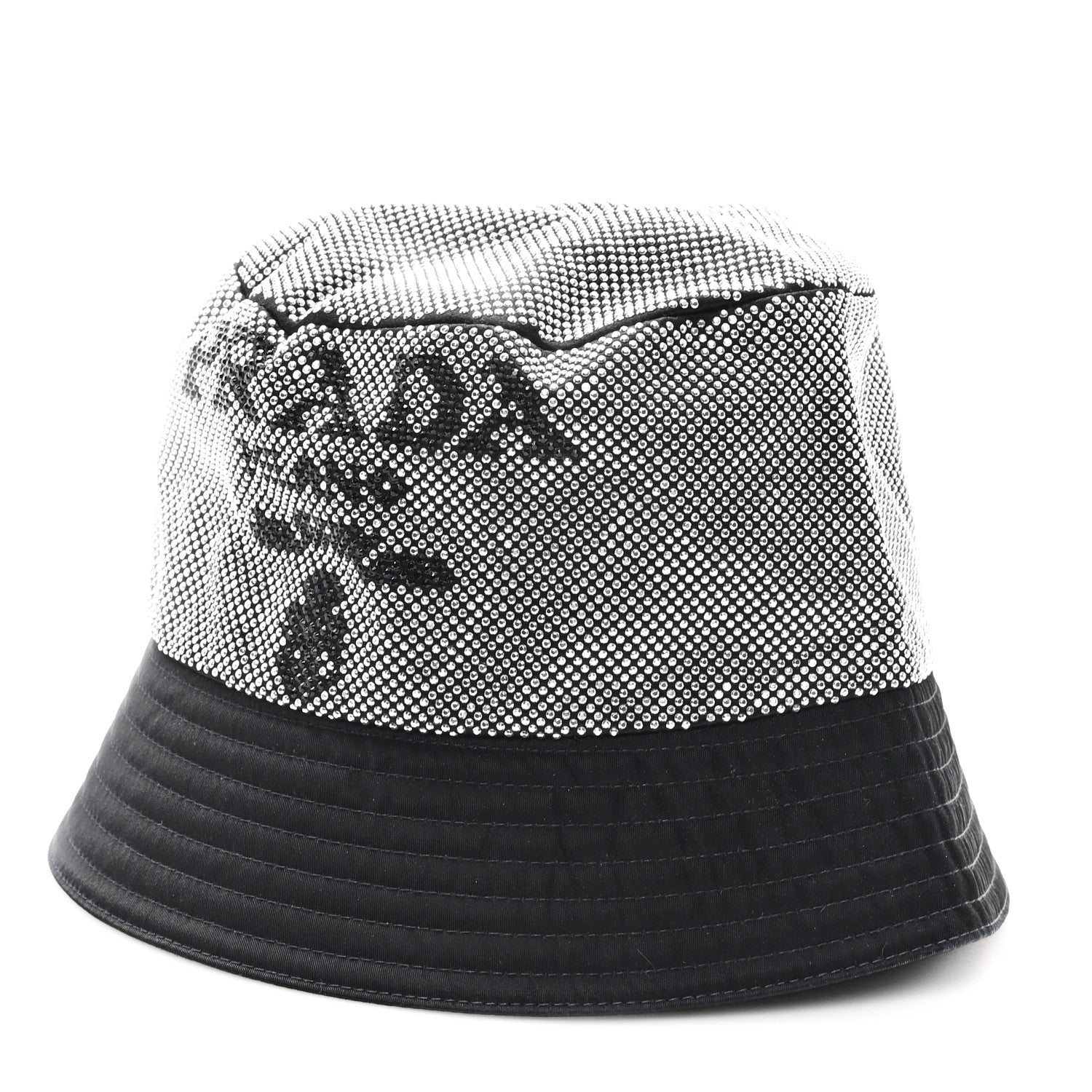Crystal Tessuto Bucket Hat L Black Acciaio