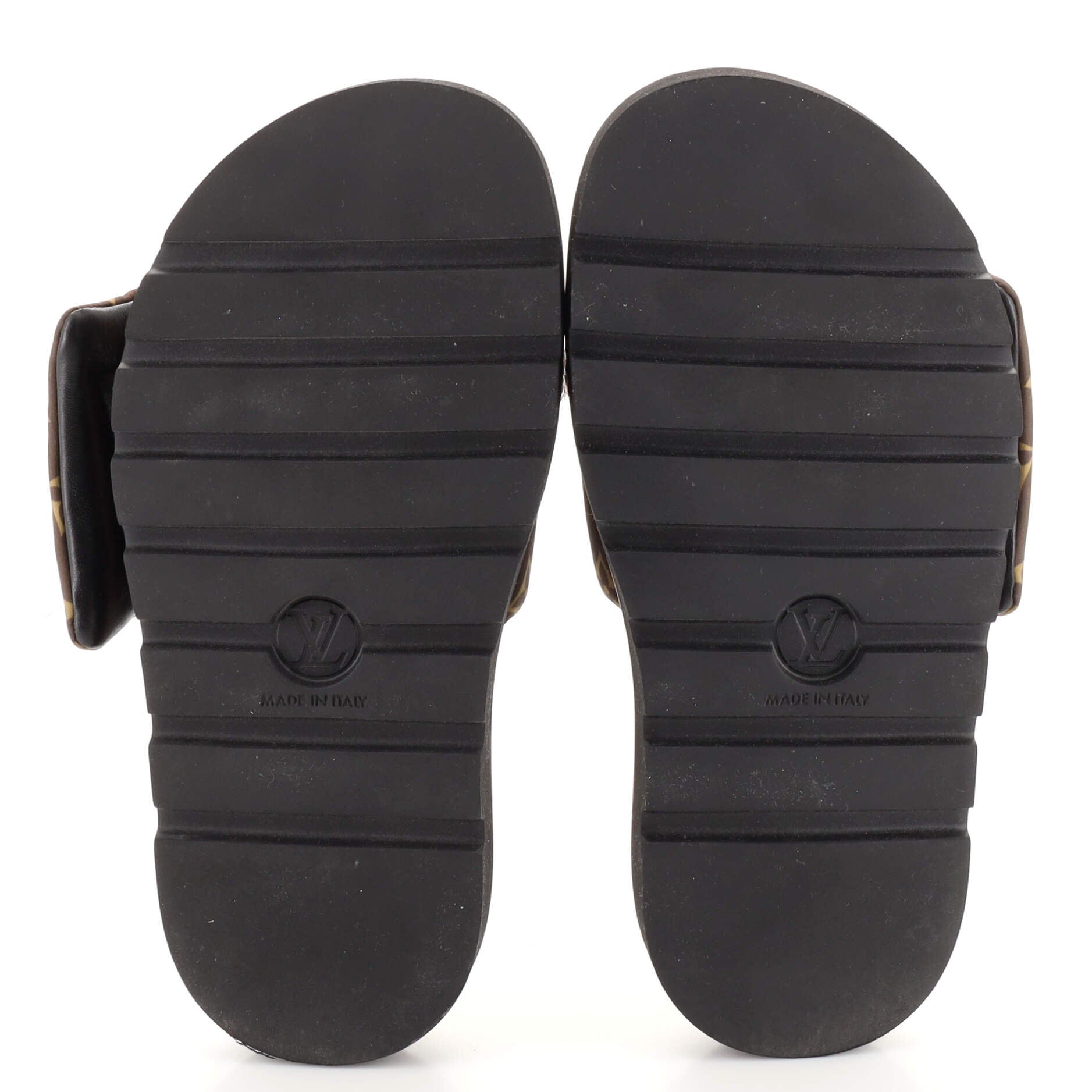 Women's Pool Pillow Comfort Mule Sandals Monogram Nylon