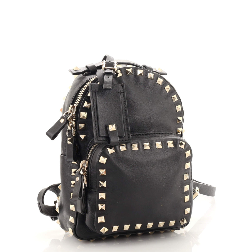 Rockstud Backpack Leather Mini