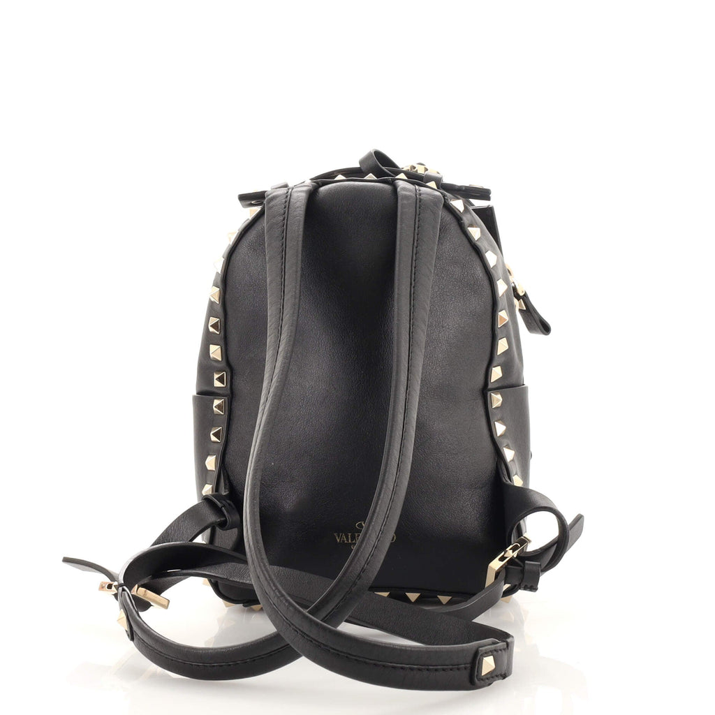 Rockstud Backpack Leather Mini