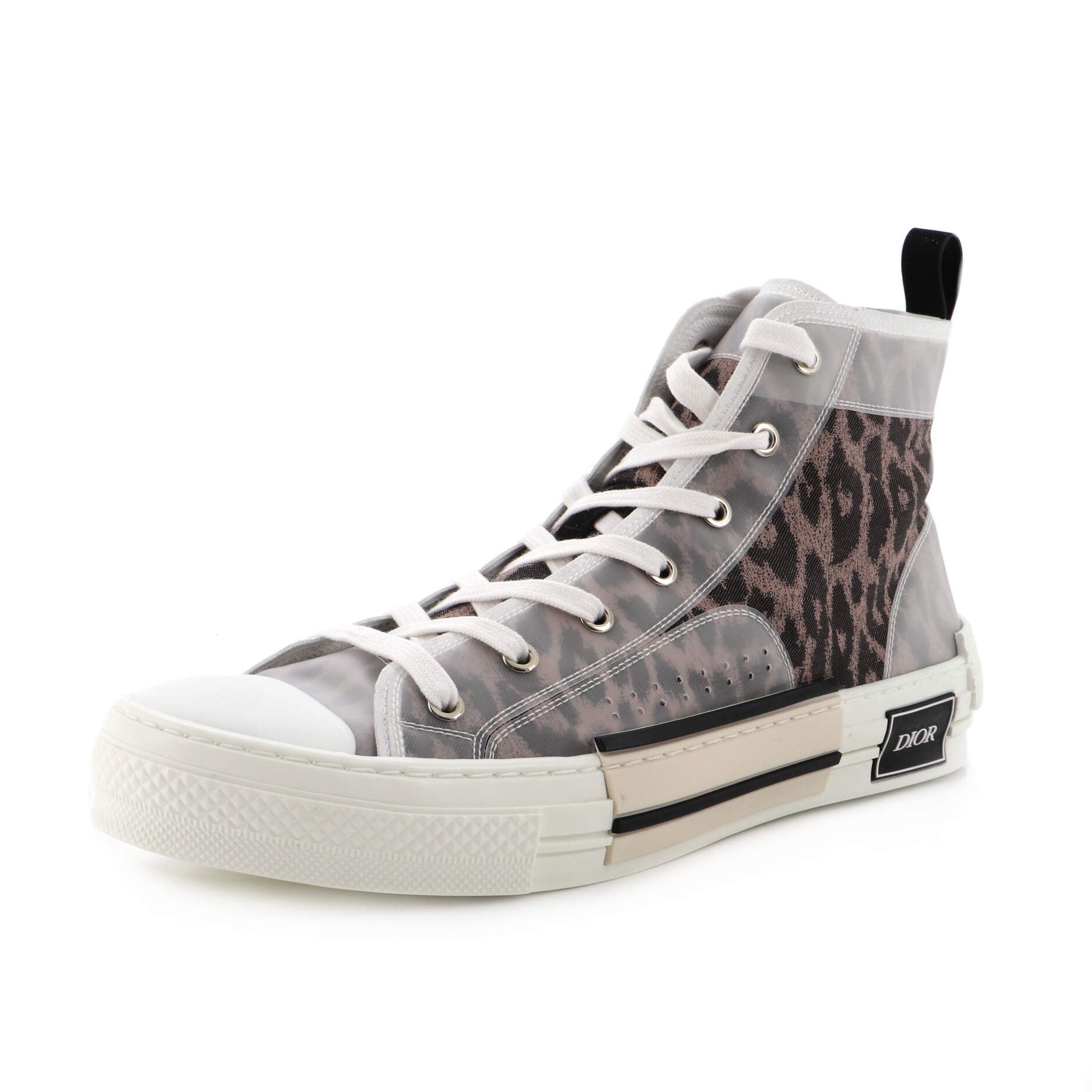 Men's B23 High-Top Sneakers Printed Canvas and PVC