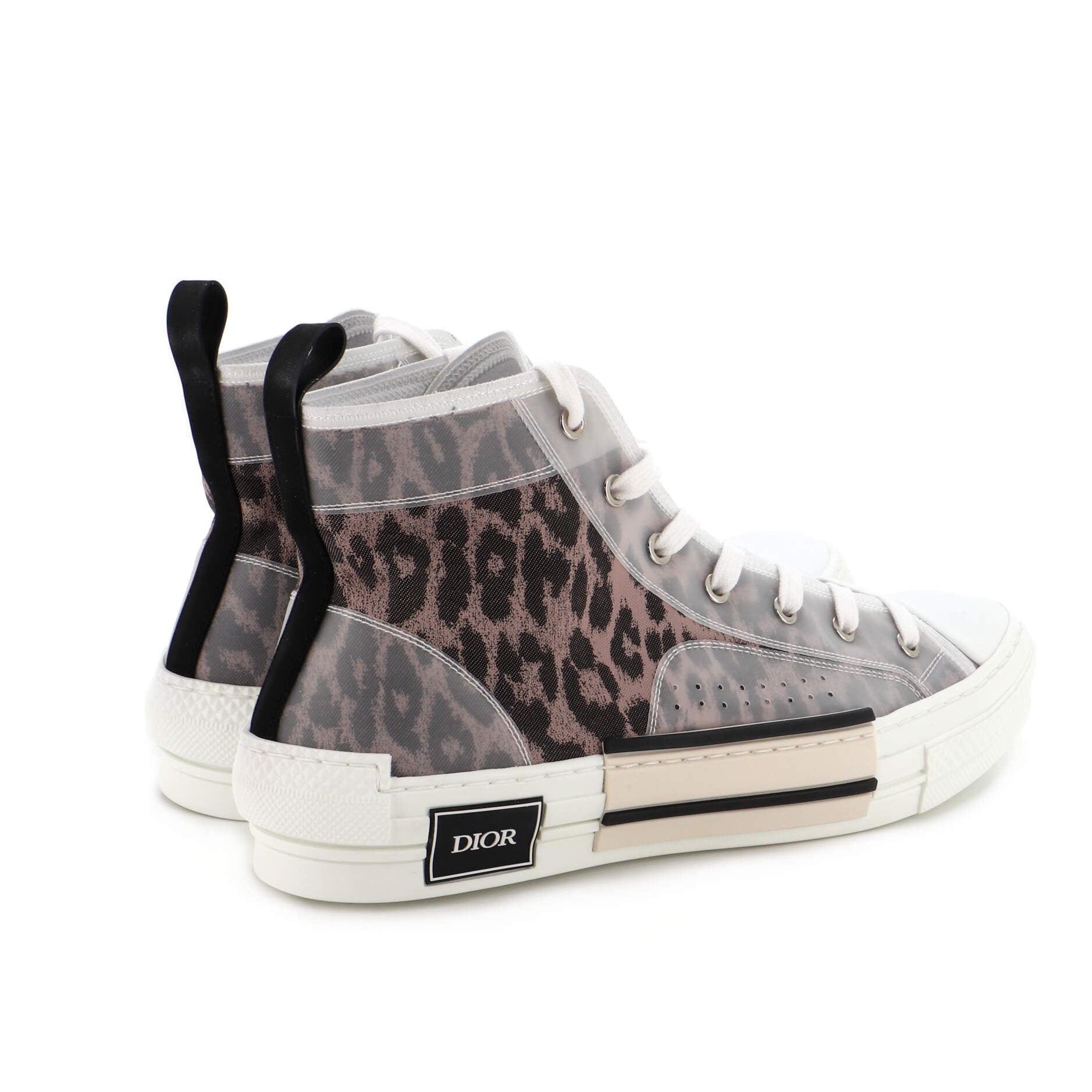 Men's B23 High-Top Sneakers Printed Canvas and PVC
