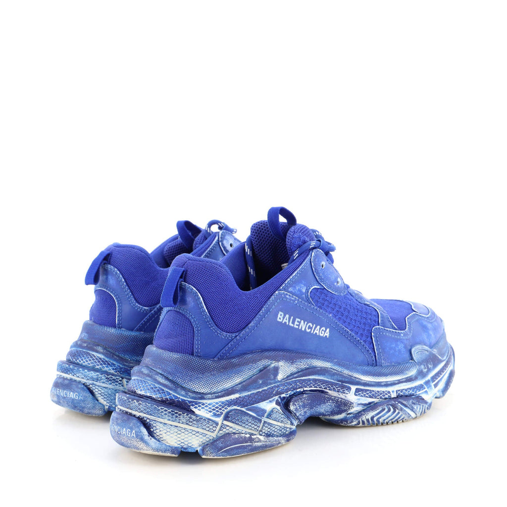 Men's Triple S Sneakers Fabric and Mesh with Leather